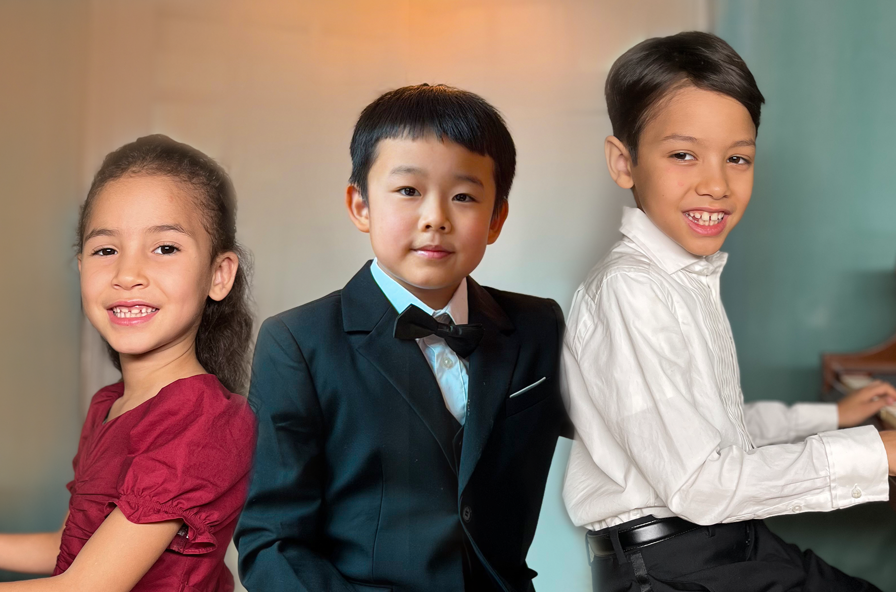 Audrey (8) &amp; Adrian Rivera (10), Julian Fu (9)