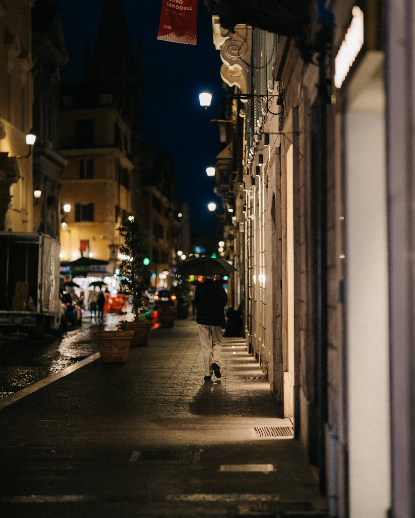 Rome by night under the rain ☔️