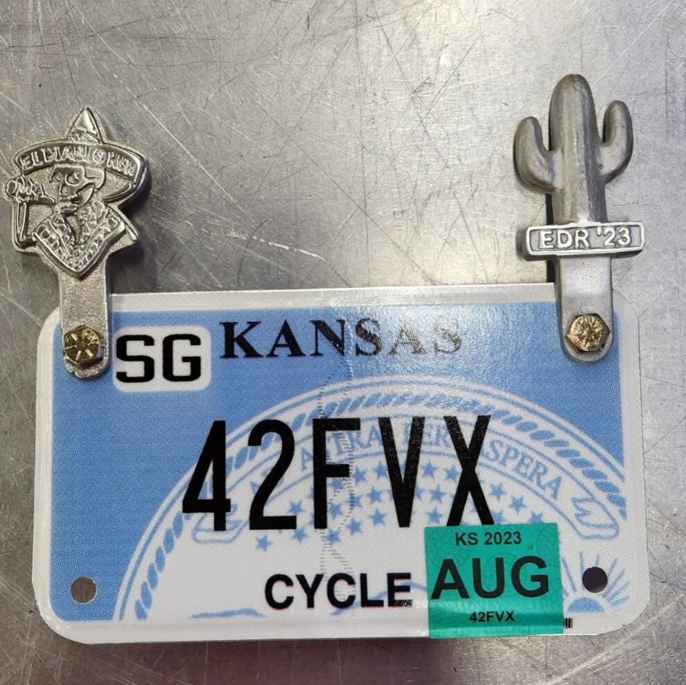 Did you go to The El Diablo Run and didn't come home with the raddest souvenir yet, our license plate topper? Well, we ran a small batch of both the cactus and the skeleton amigo, and they are now available online. Do not wait to buy one. These will 