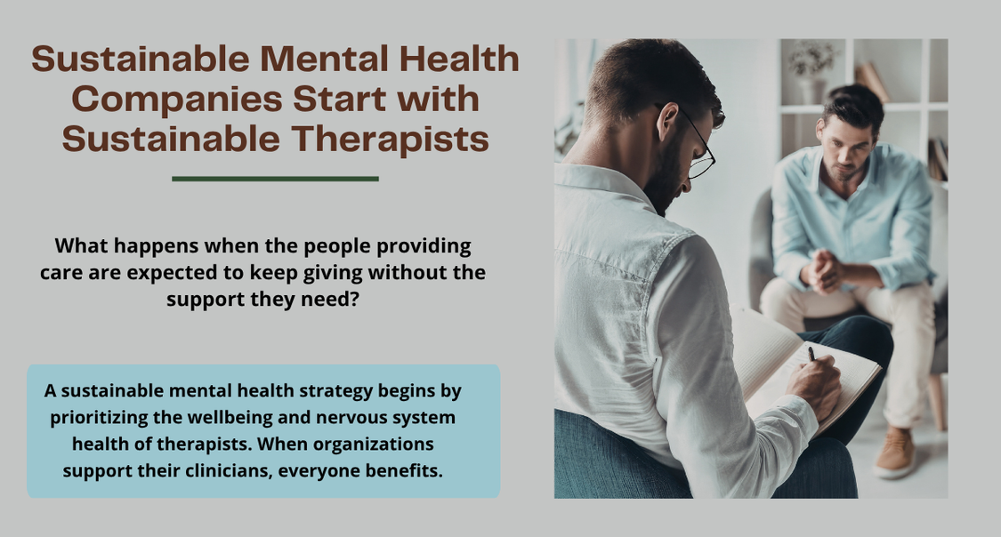 Sustainable Therapists Create Sustainable Businesses
