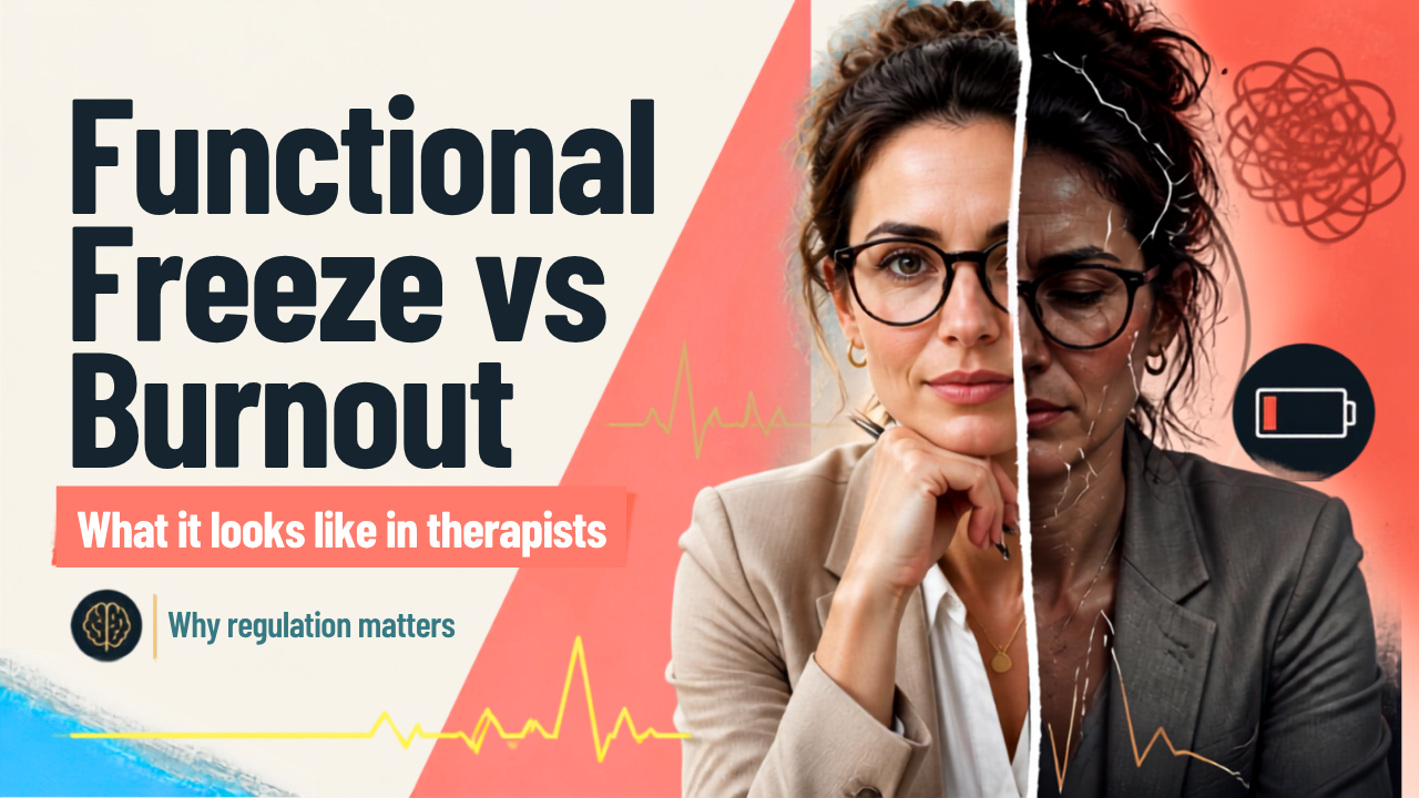Functional Freeze in Therapists: When You’re Functioning but Feel Stuck