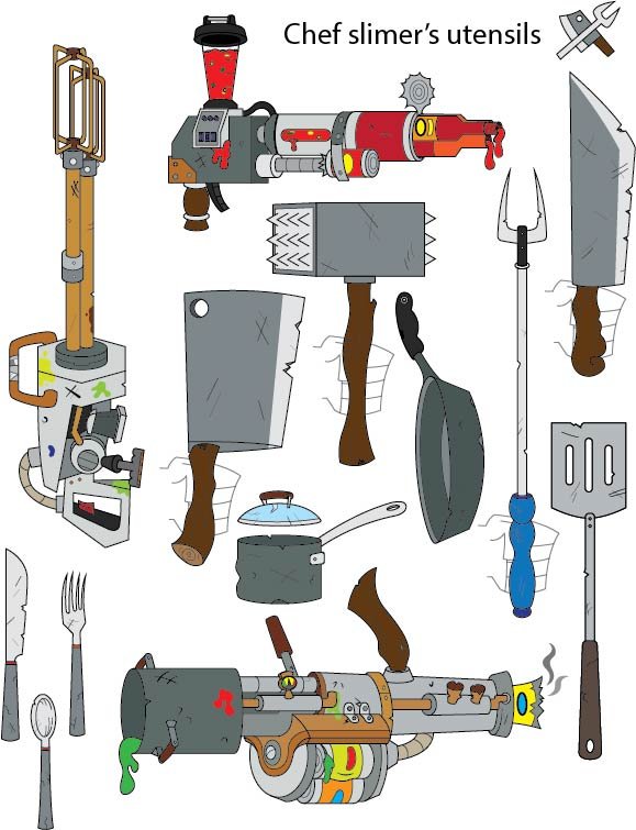 Chef slimer's utensils.jpg