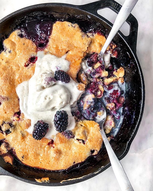 I&rsquo;m in a summer state-of-mind thanks to this refreshing, no-fuss triple berry cobbler!

Perfect for everything from summertime BBQs to relaxed family dinners, this wholesome treat is guaranteed to be a crowd pleaser. Plus, it&rsquo;s filled wit