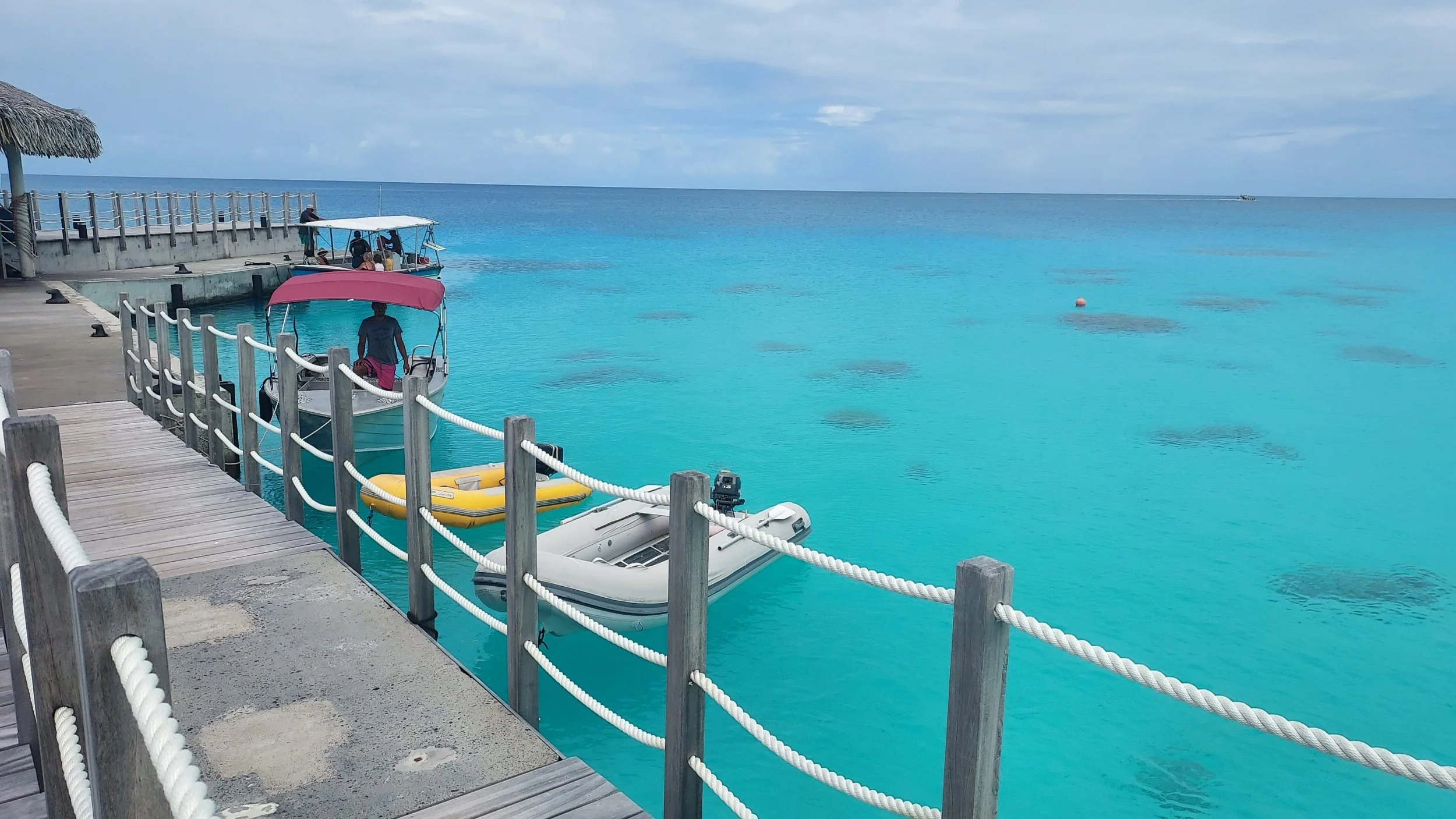  Dock at Rangiroa, French Polynesia 