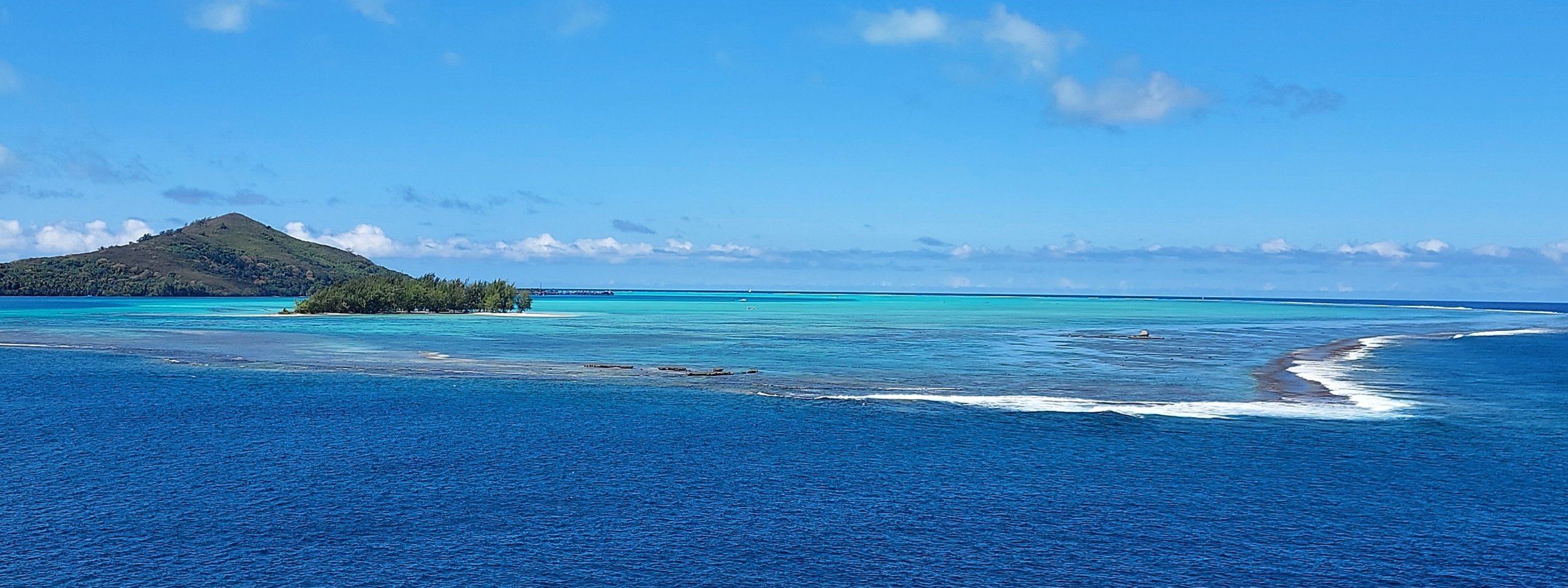  Approaching Bora Bora, French Polynesia 