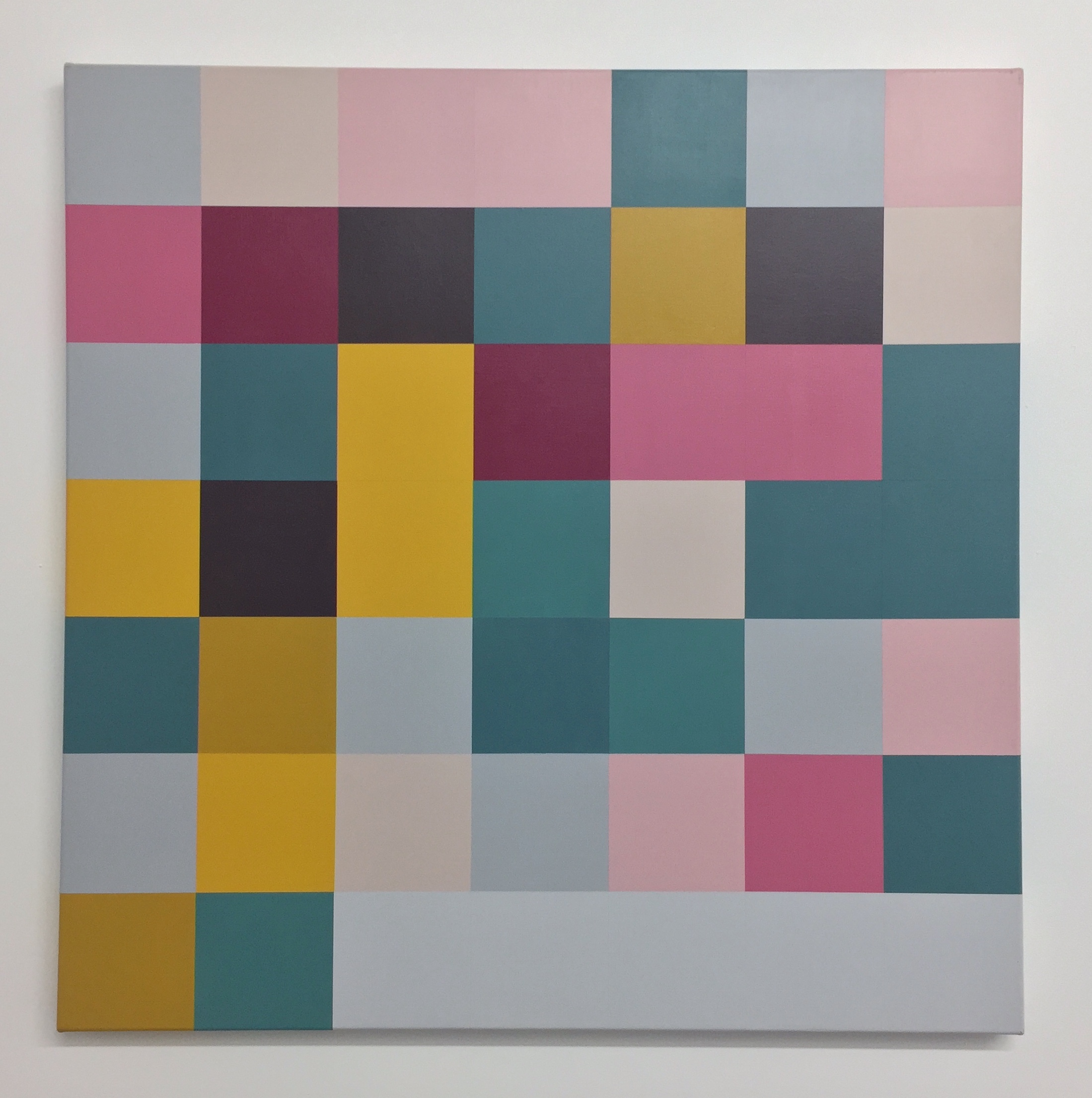  Kristin McIver  Cameron McIver , 2015 acrylic on canvas 36 x 36 in (91.4 x 91.4 cm) 