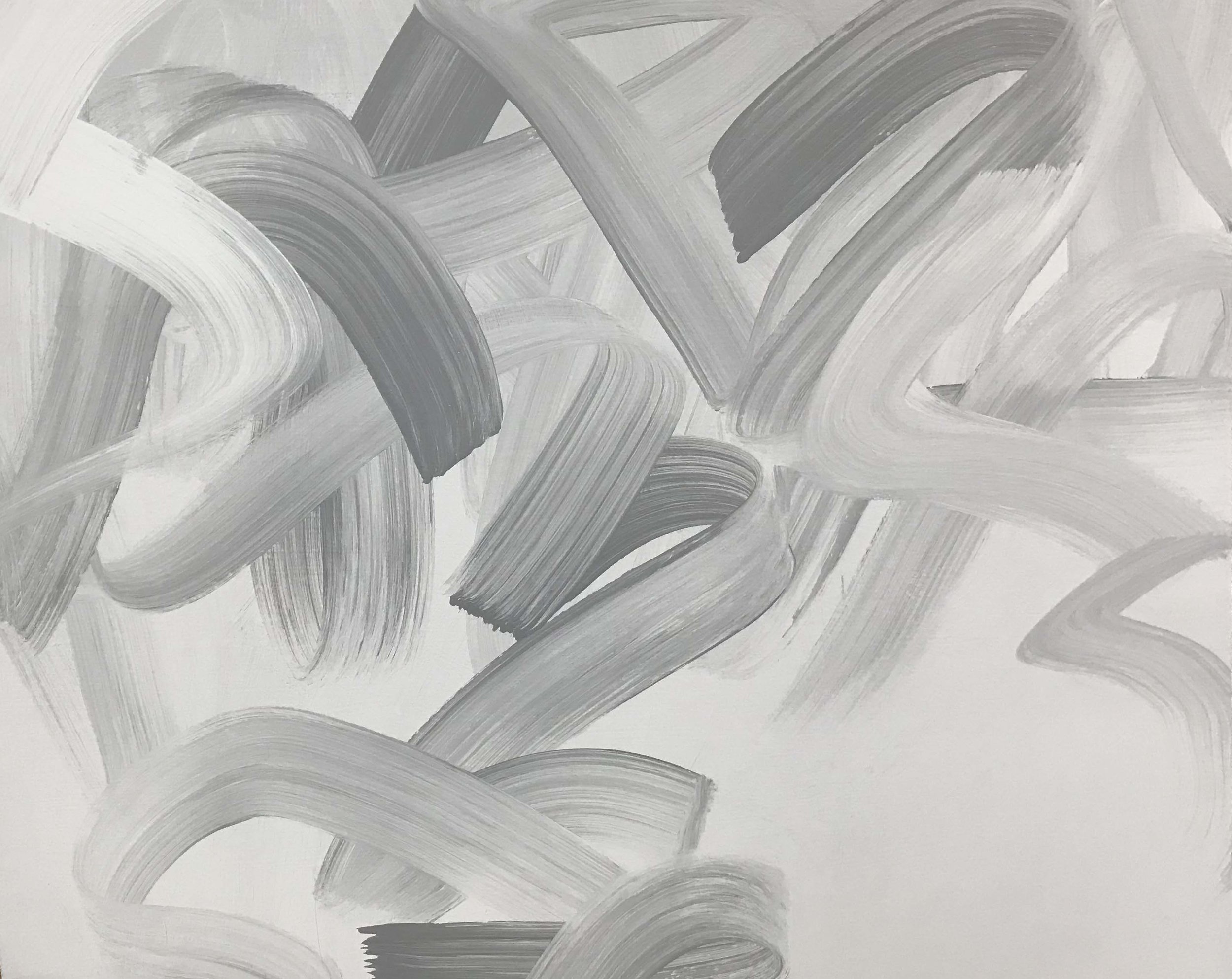  Jane Callister New Grey, 2015 acrylic on canvas 36 x 36 in (91.4 x 91.4 cm) 