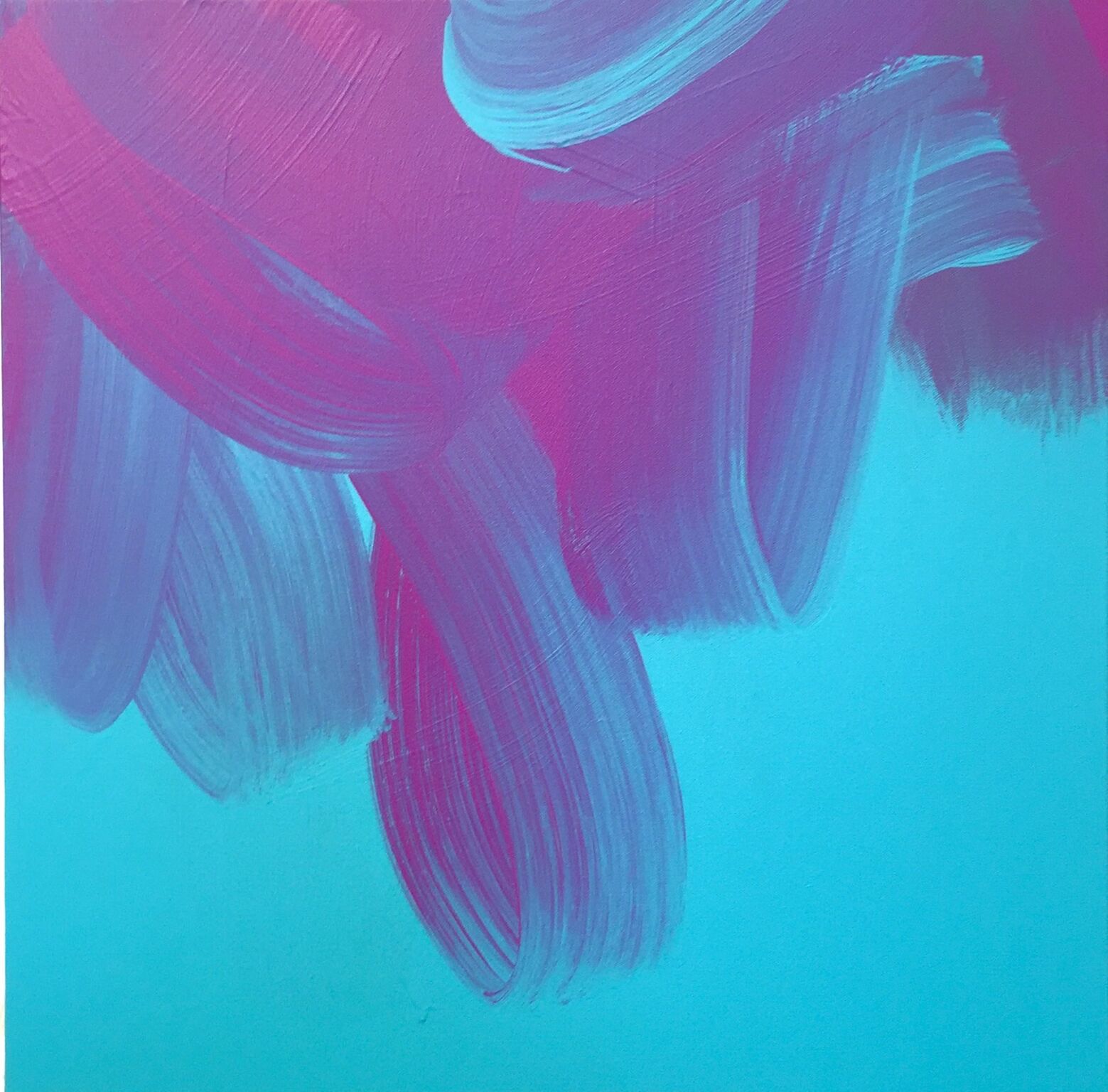 Jane Callister Morning Sounds , 2017 Baroco-pop acrylic on canvas 24 x 24 in (61 x 61 cm)