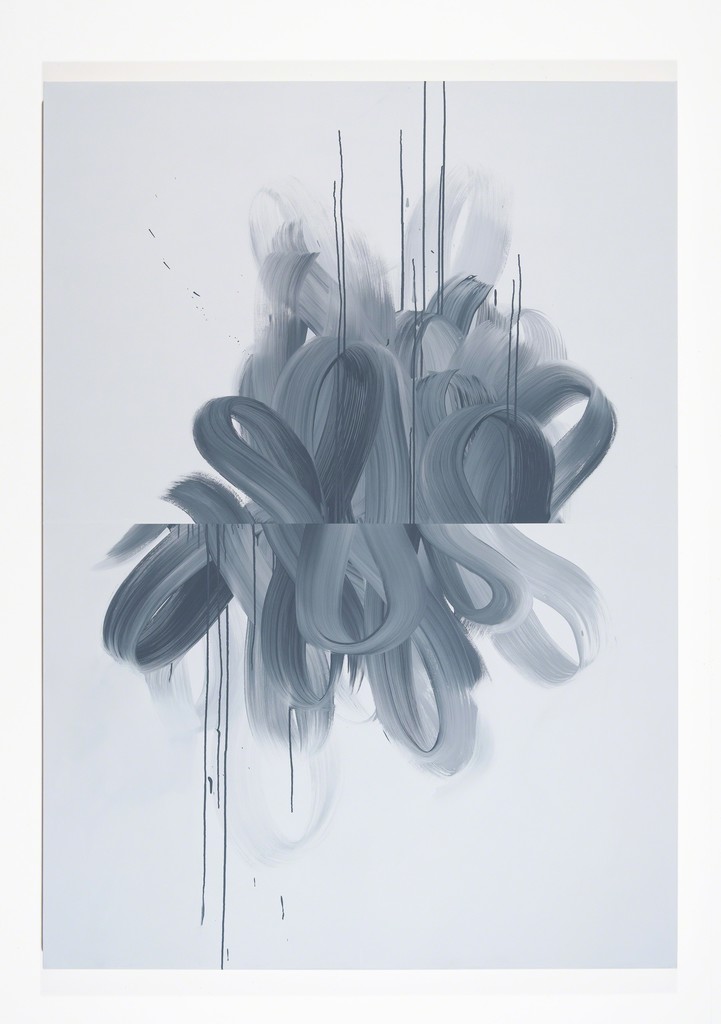  Jane Callister  Wave Vector , 2017 acrylic on canvas 84 x 60 in (213.4 x 152.4 cm) 