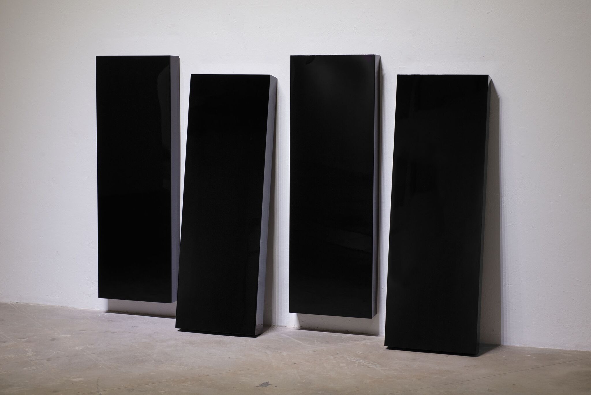  Rubén Ortiz Torres  Black Flag , 2014 urethane and metajuls paint on aluminum and corafoam 72 x 24 x 6 in (182.9 x 61 x 15.2 cm) 