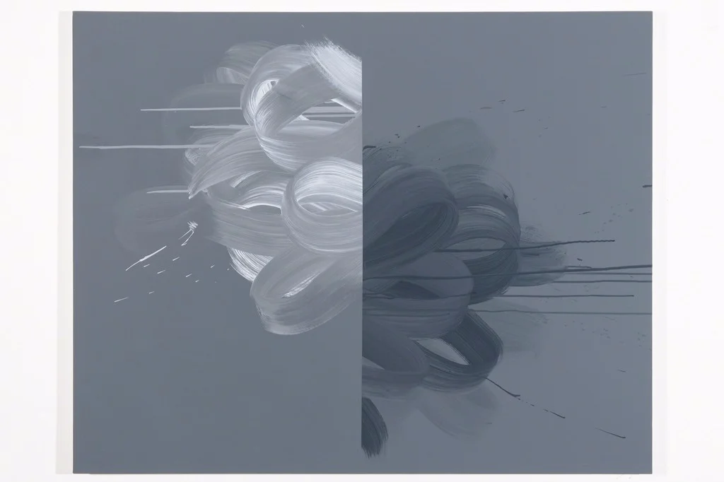 Jane Callister Super-symmetry , 2017 acrylic on canvas 48 x 60 in (121.9 x 152.4 cm)
