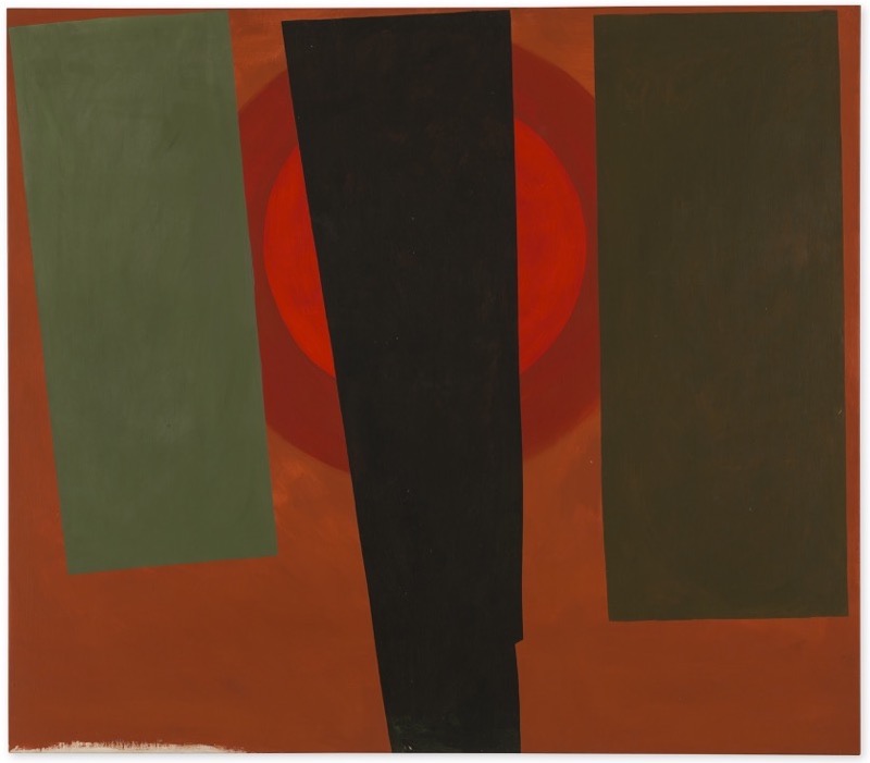  Clinton Hill  Untitled , 1964 acrylic on canvas 45 5/8 x 52 in (115.89 x 132.08 cm) 