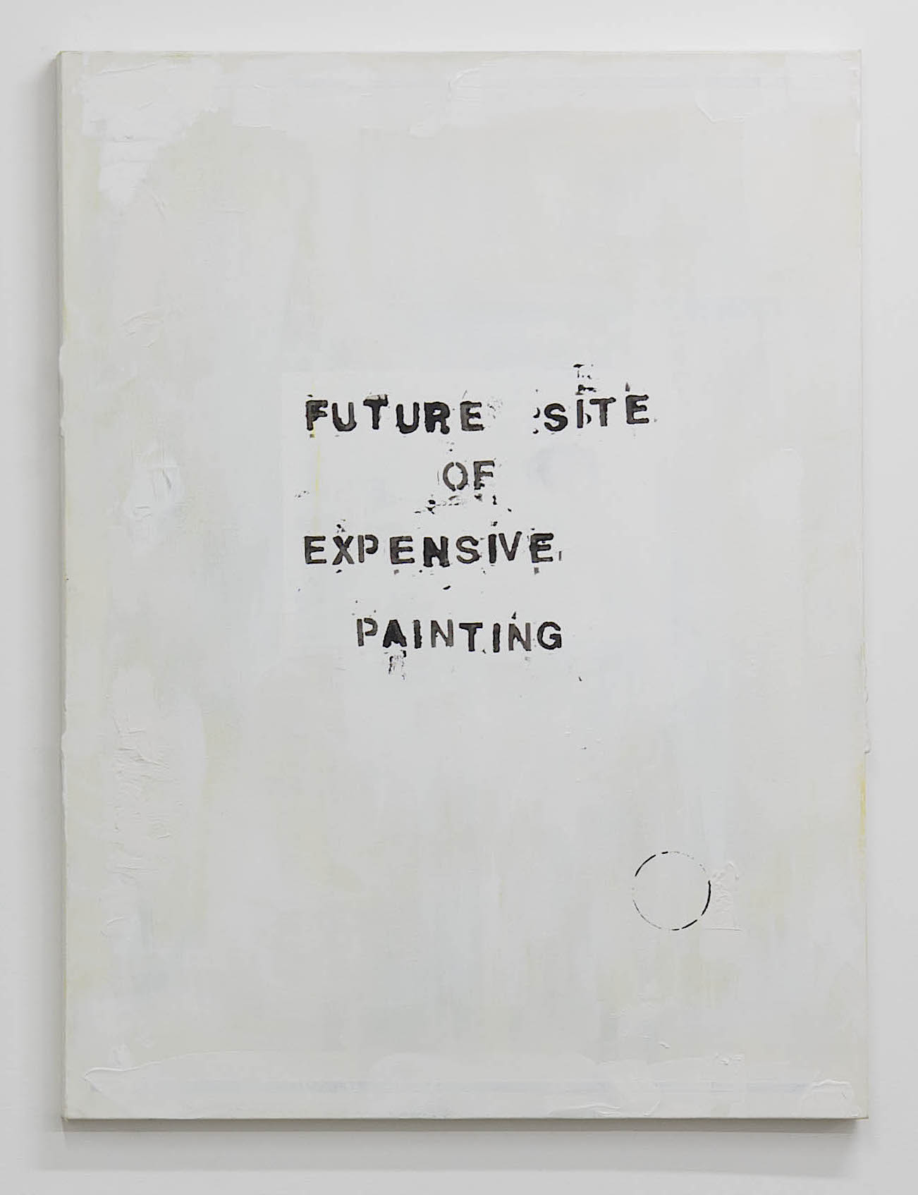  Alejandro Diaz  Future Sight of Expensive Painting , 2014 acrylic on canvas 40 x 30 in (101.6 x 76.2 cm) 