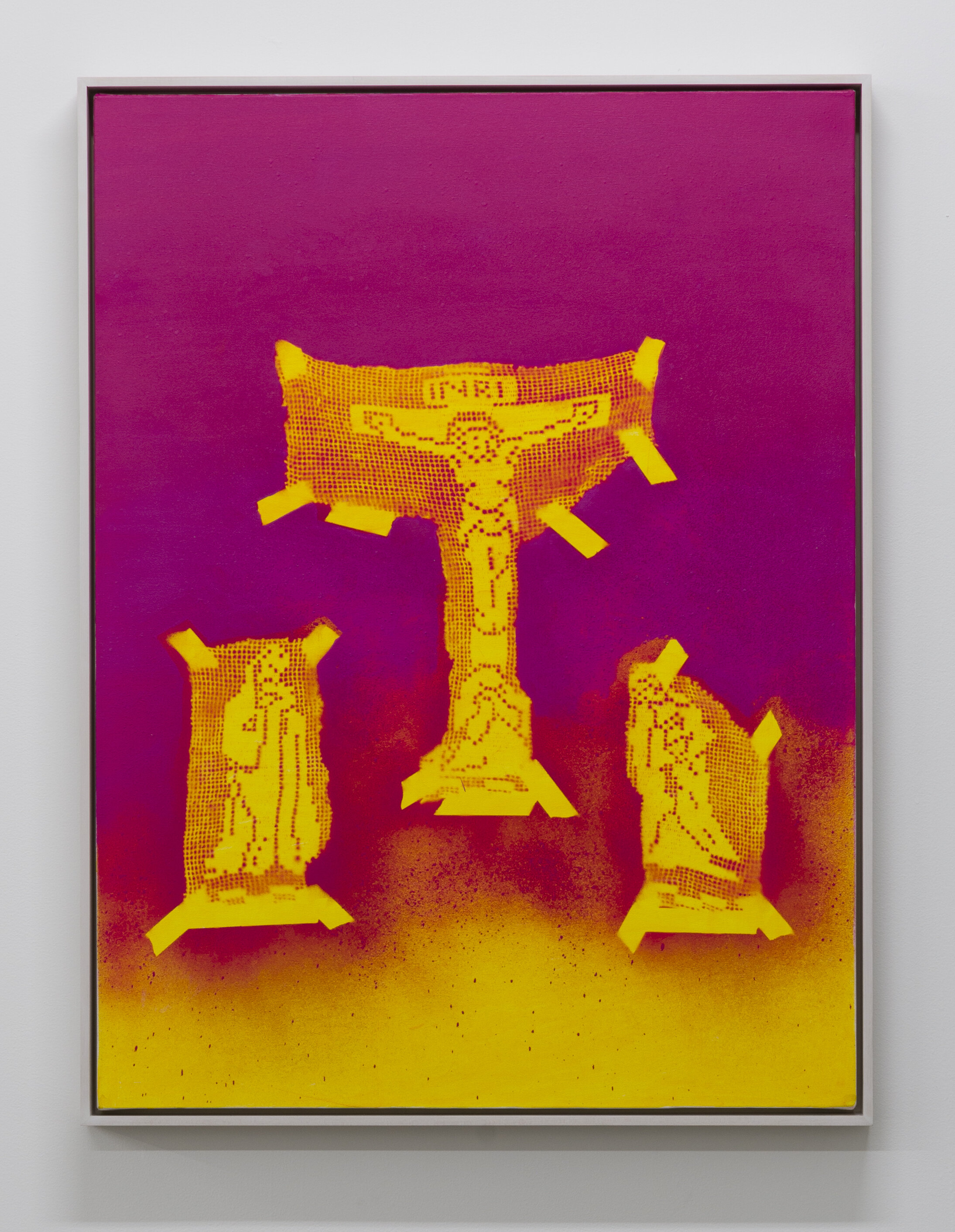  Alejandro Diaz  The Crucifixion , 2018 acrylic on canvas 40 x 30 in (101.6 x 76.2 cm) 