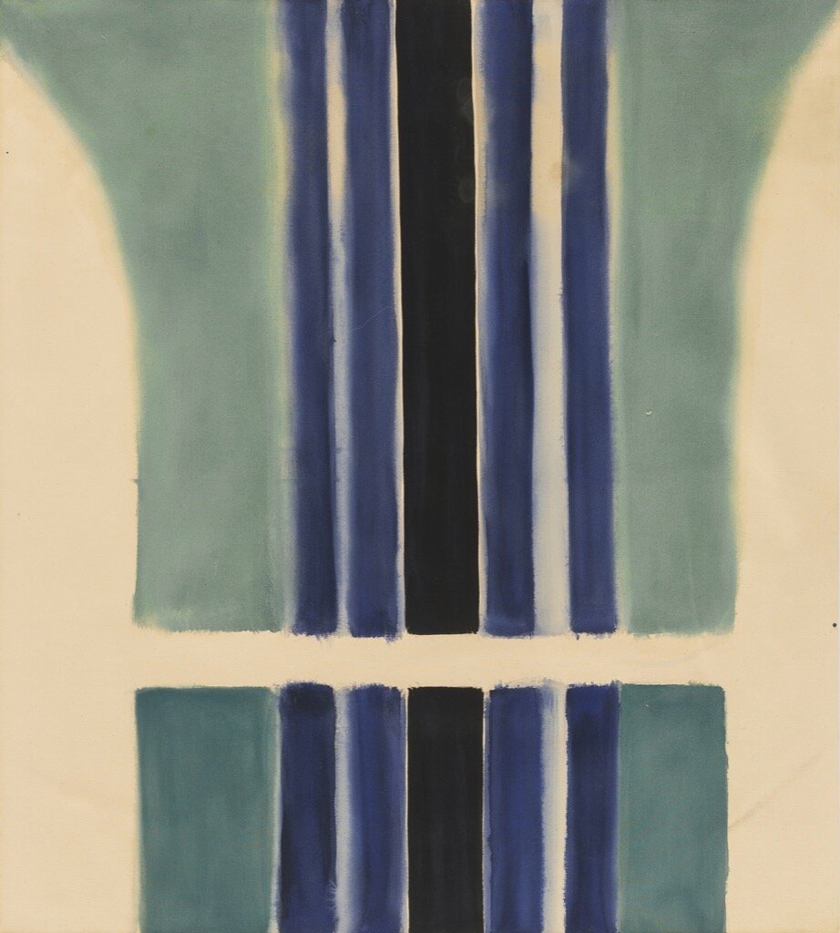  Clinton Hill  Untitled , 1965 acrylic on canvas 59 x 53 in (149.9 x 134.6 cm) 