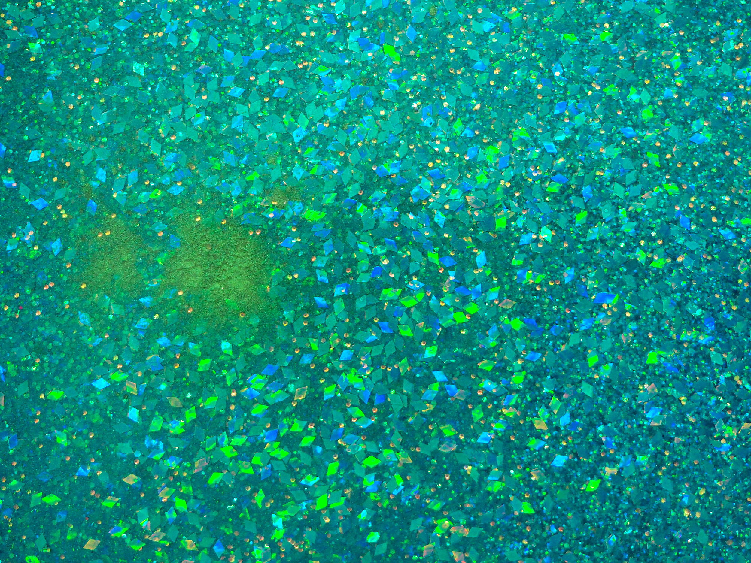   Green Blow , 2020 urethane, candy paint, flake, holographic flake, and pearl flake on wood panel 18 x 18 in (45.7 x 45.7 cm)  