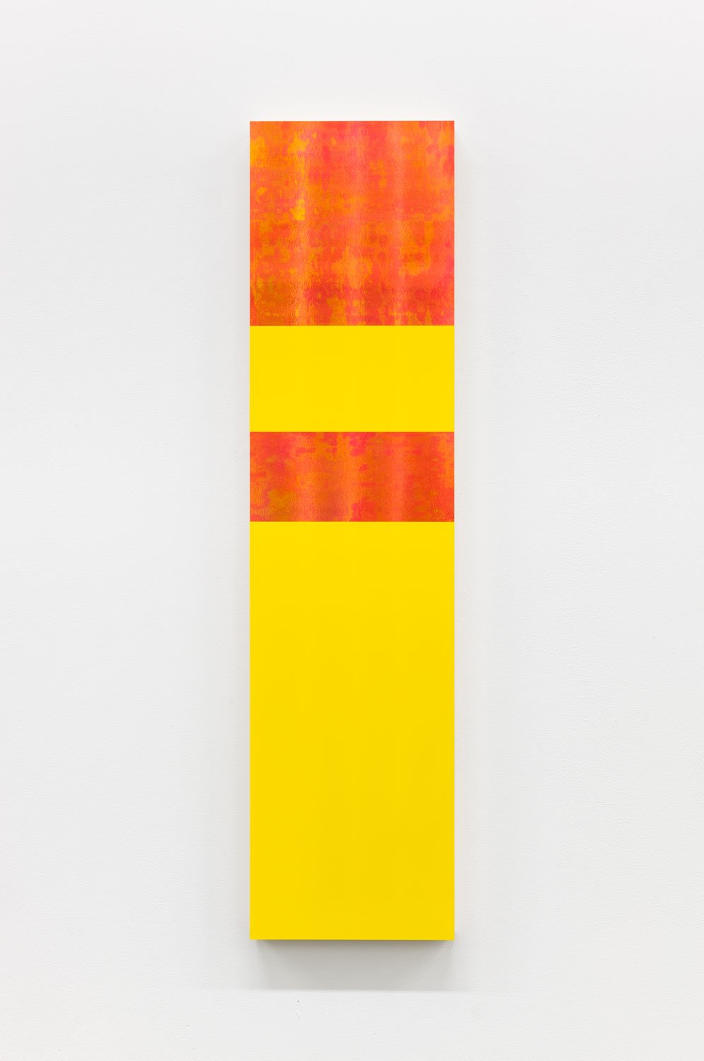  Ladan Sedighi  Sunrays , 2022 mixed media on panel 48 x 26 x 1 3/4 in (121.9 x 66 x 340.4 cm) 