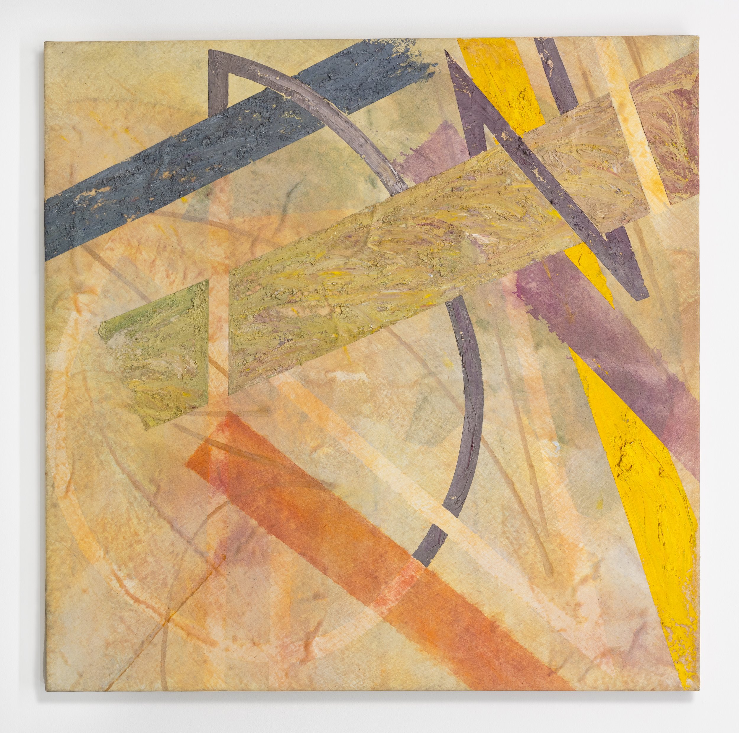   Untitled (178 Prince) , c. 1980 oil, acrylic, Fiberglass on canvas 48 x 48 in&nbsp; (121.9 x 121.9 cm) 