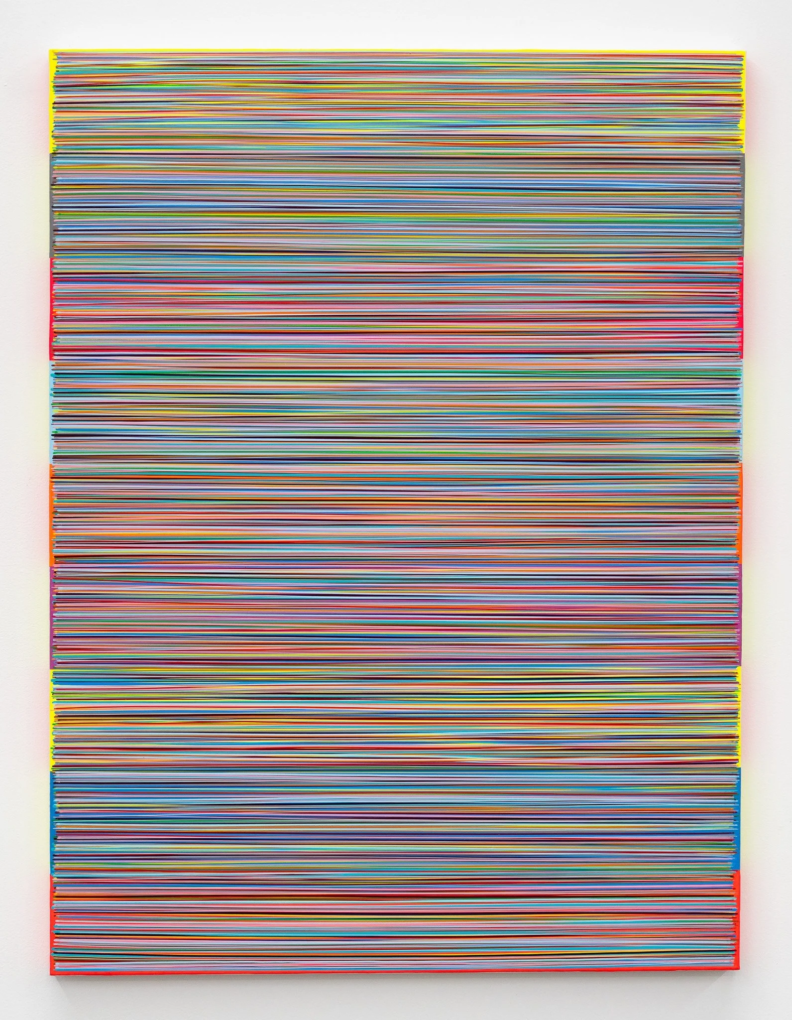   Artis Magnae  hand applied acrylic on canvas 48 x 36 in (121.9 x 91.4 cm) 