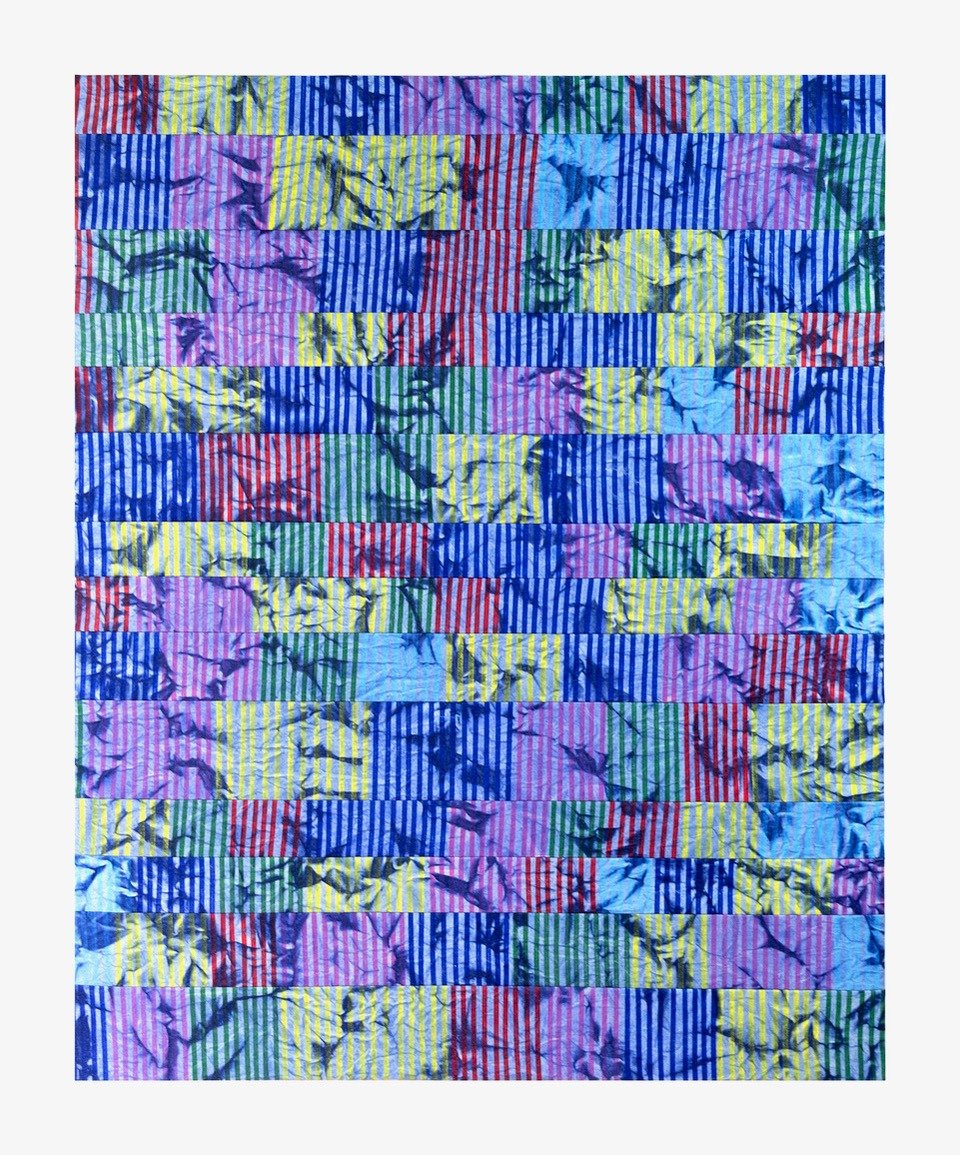   Lunar Surfaces , 2026 acrylic on canvas 57 x 46 in (144.8 x 116.8 cm) 