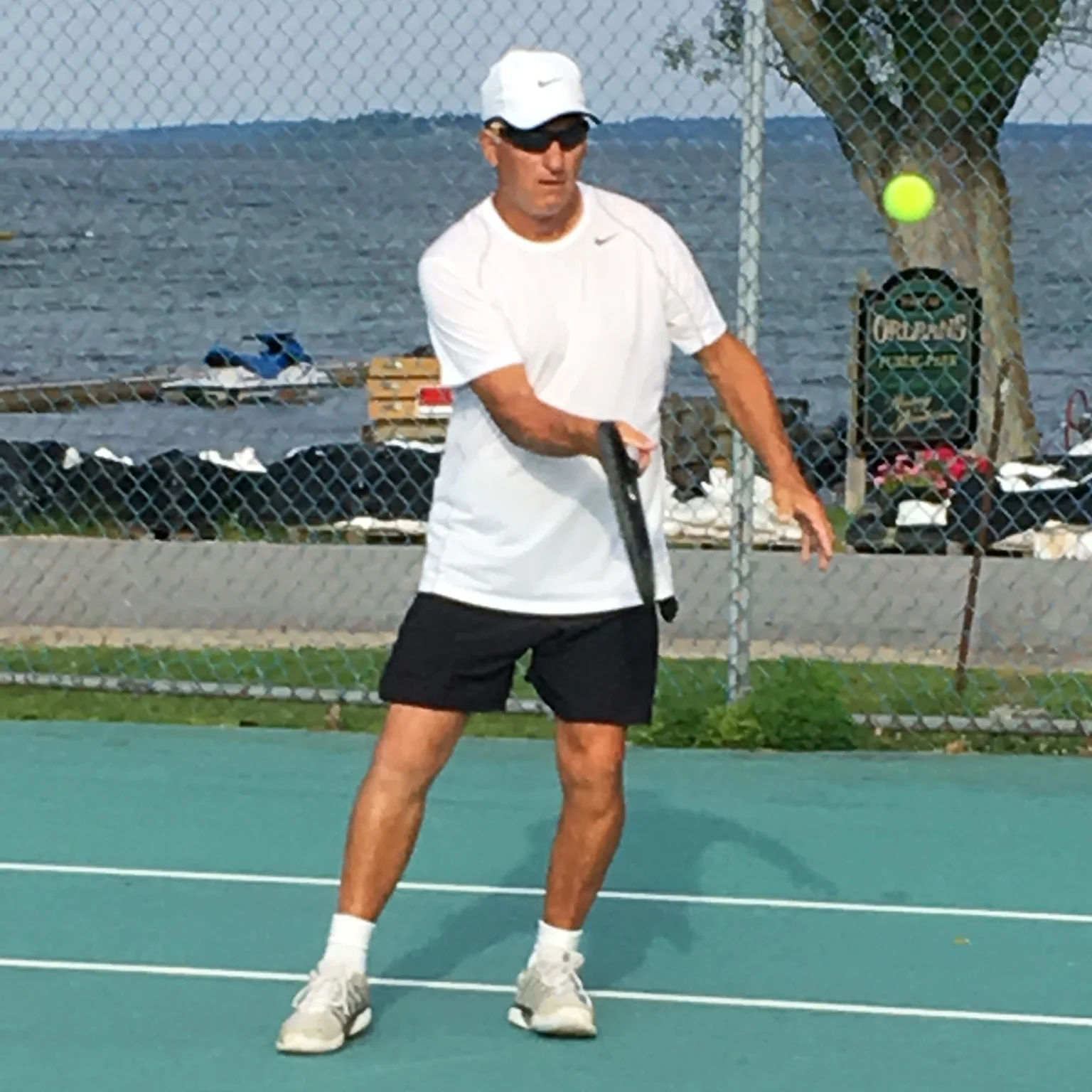 Brian continues to play high-level tennis after back surgery and a knee replacement