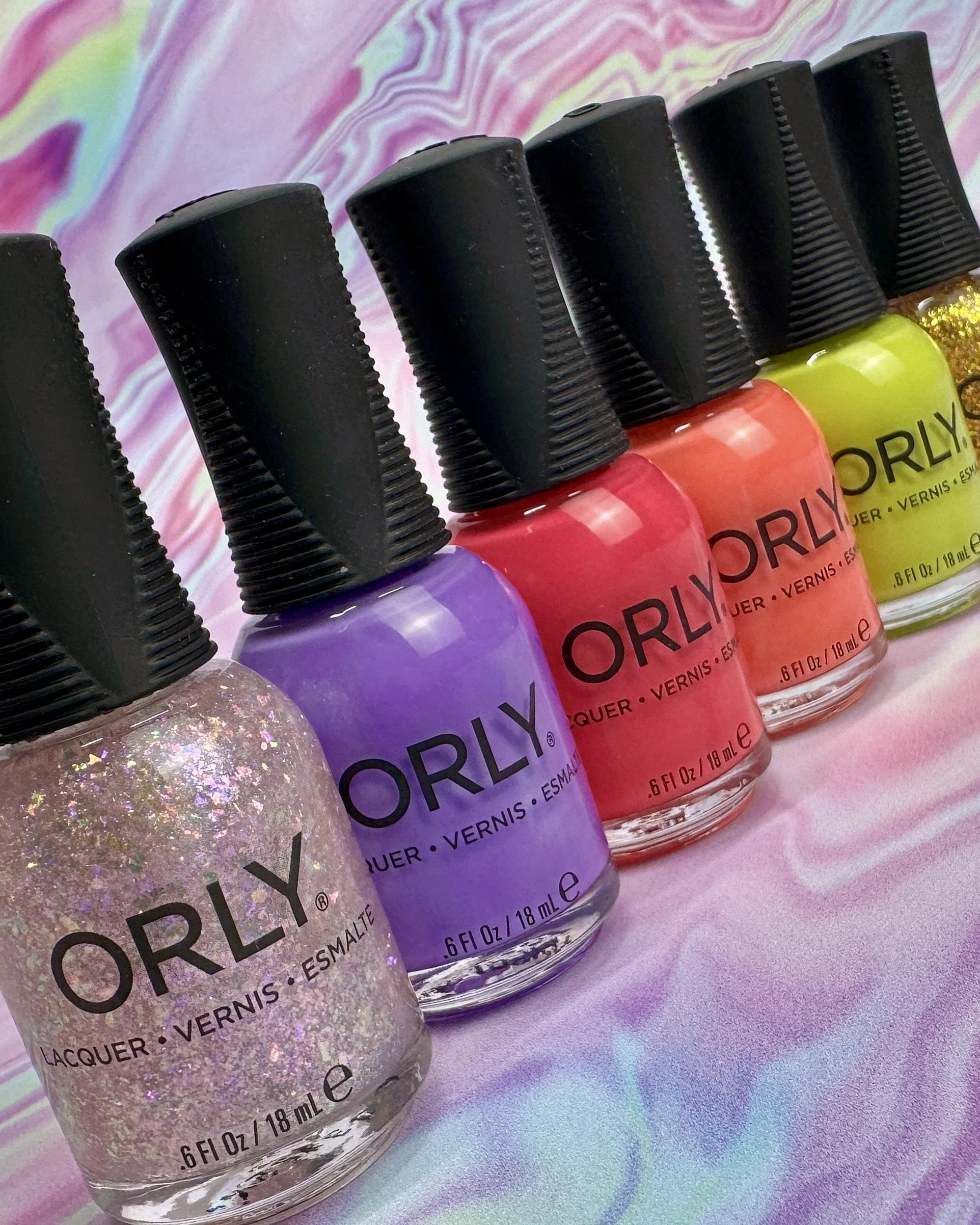 Orly Club Tropicana Collection Swatches | Summer Neon Nail Polish &amp; GelFX