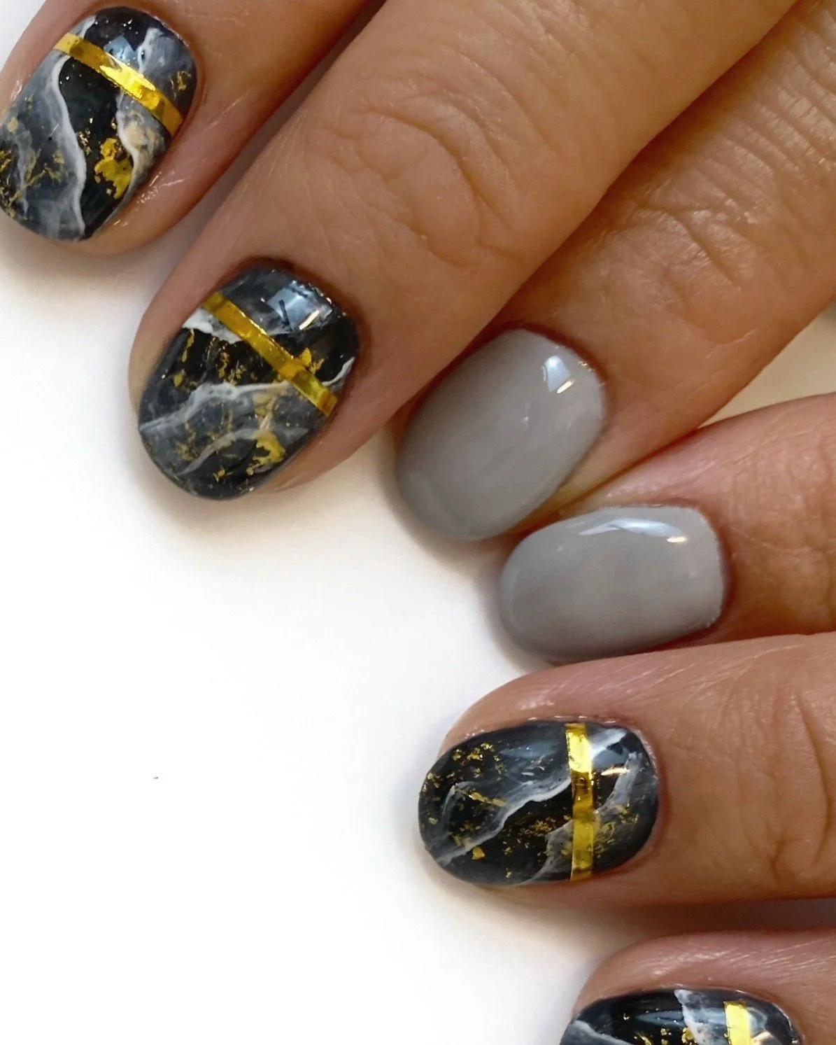 Moody Marble Nail Tutorial
