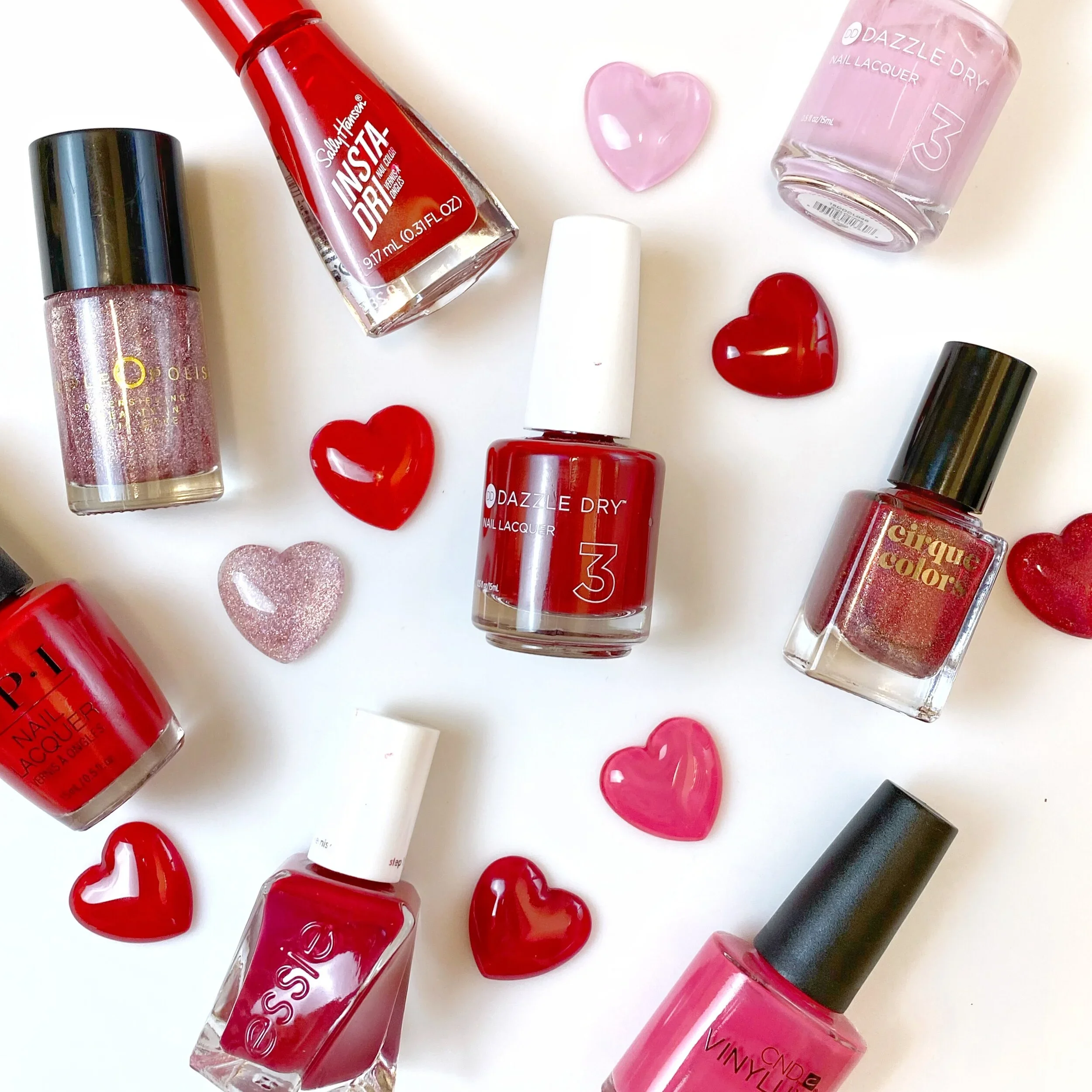 Heart on Your Sleeve, Red on Your Fingers | Valentine's Day Nail Colors