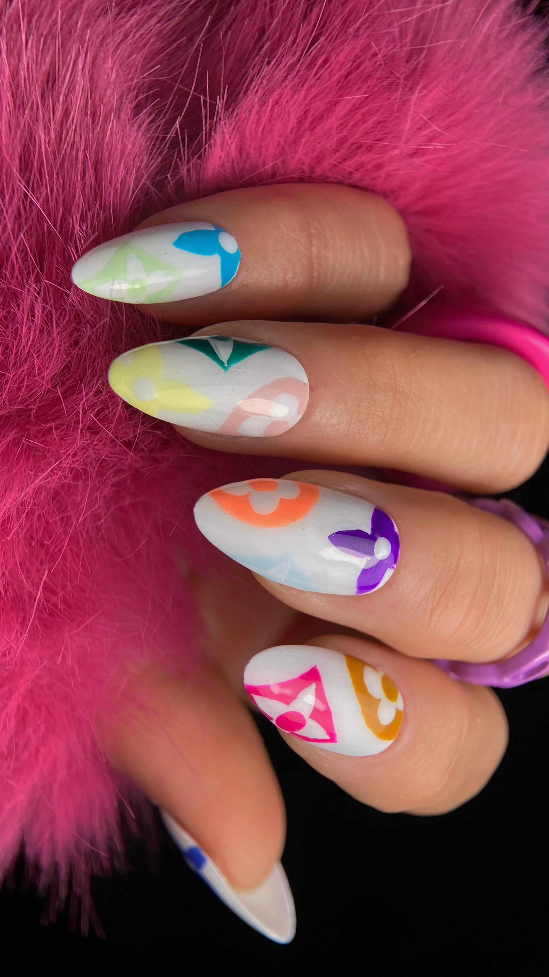 Louis Vuitton x Takashi Murakami Inspired Nail Art | Watch Me Work