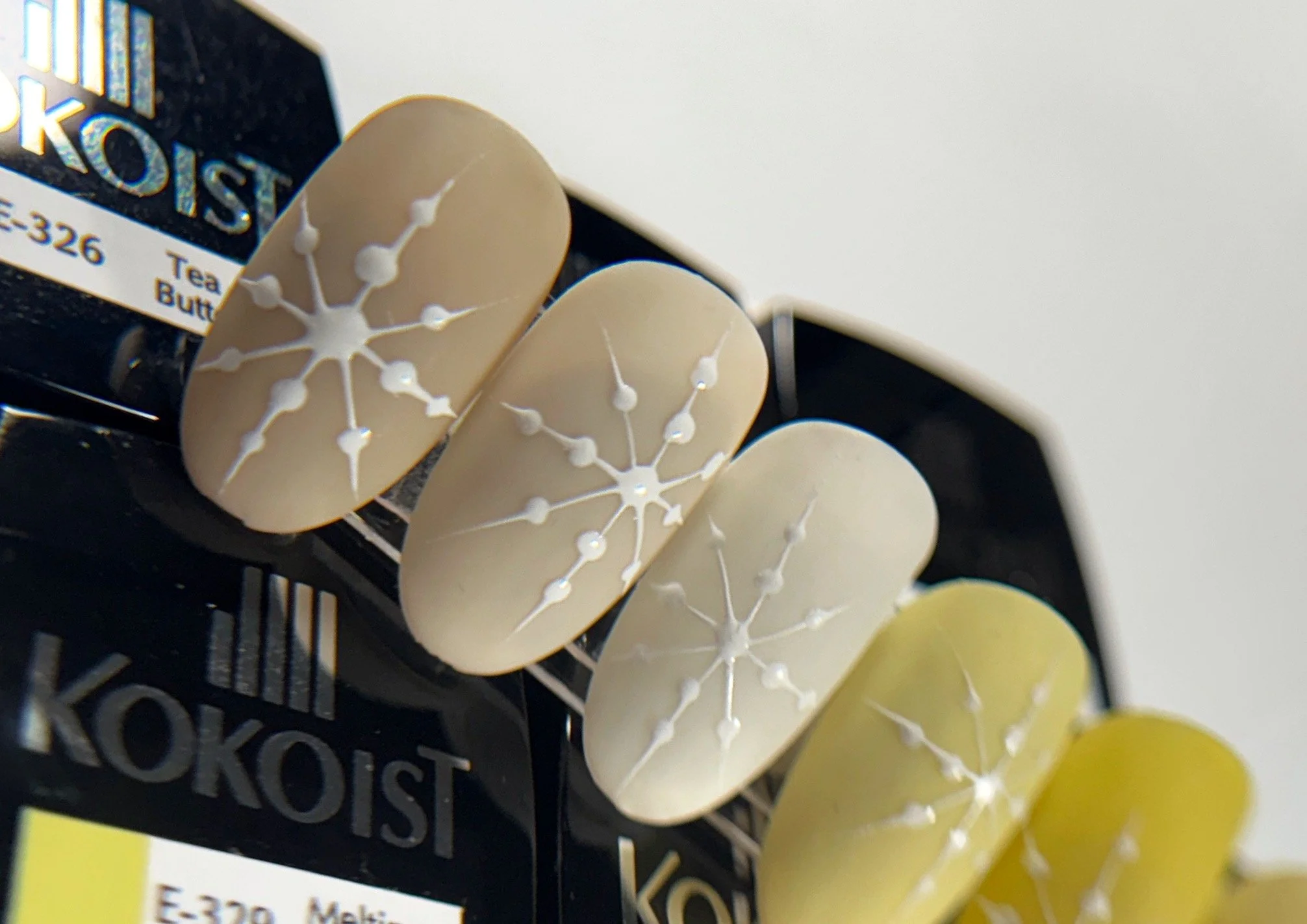 Cashmere Snowflakes | Nail Art Tutorial
