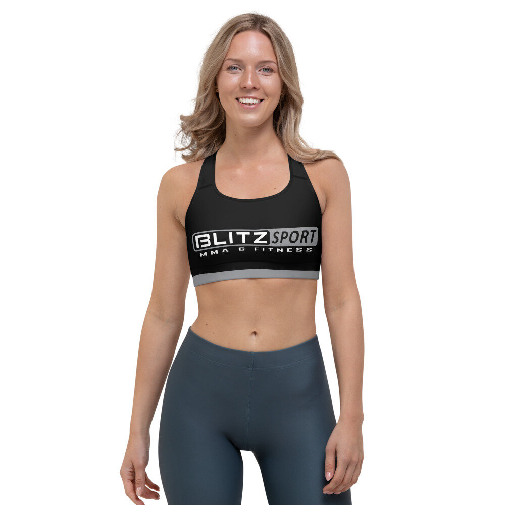 Download Blitz Silver Sports Bra Blitz Sport Mma Fitness