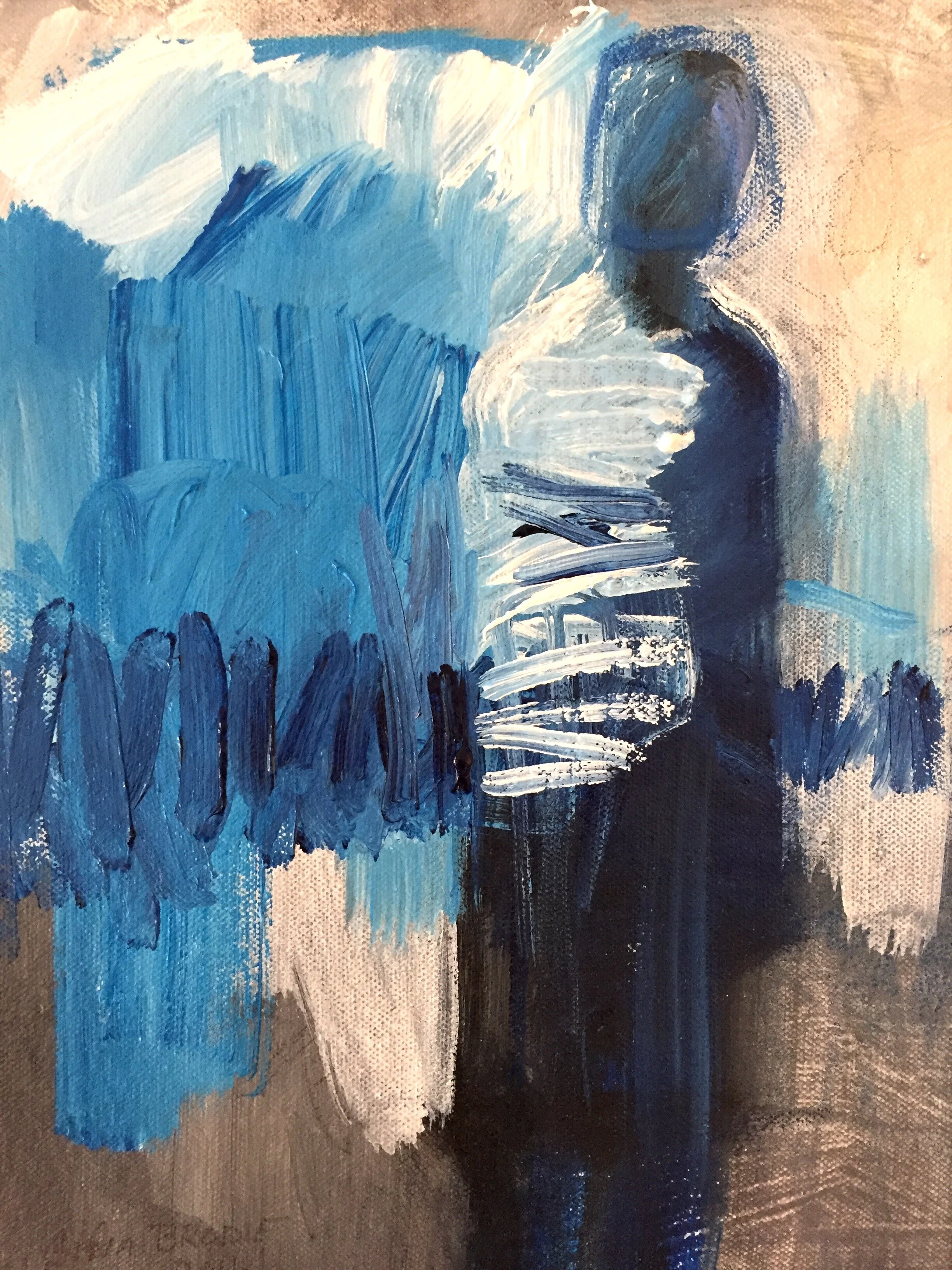 Daylight_mixed-media-on-unstretched-canvas_8x10-on-14-x-16-inch-mat SOLD
