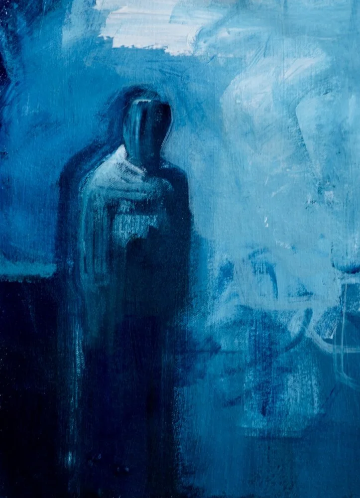 Father Figure-- Mixed-Media-on-Canvas-matted120x16-inches_ SOLD