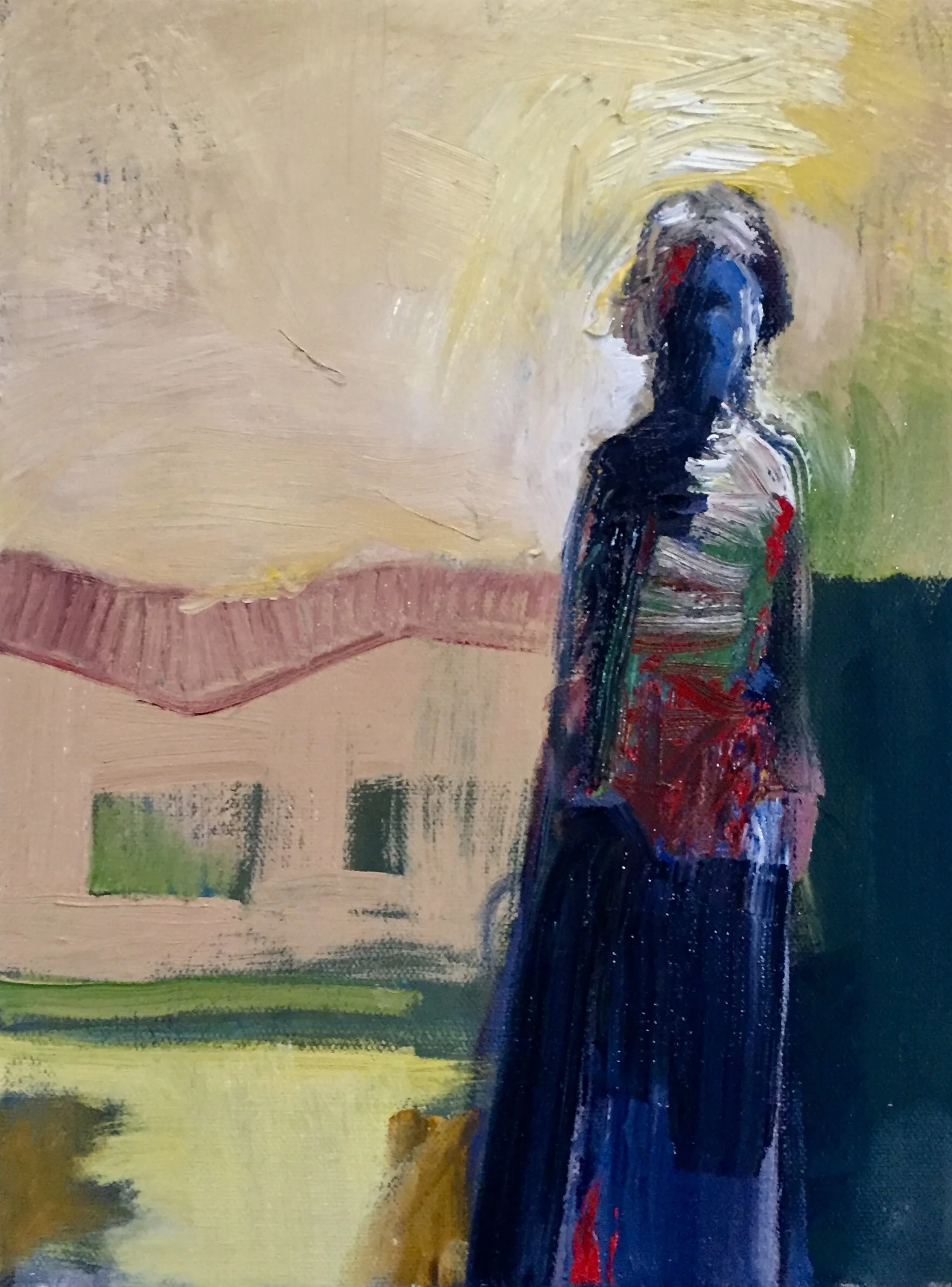 Our House__Mixed-Media-on-Canvas_10-x-8-inches_ SOLD