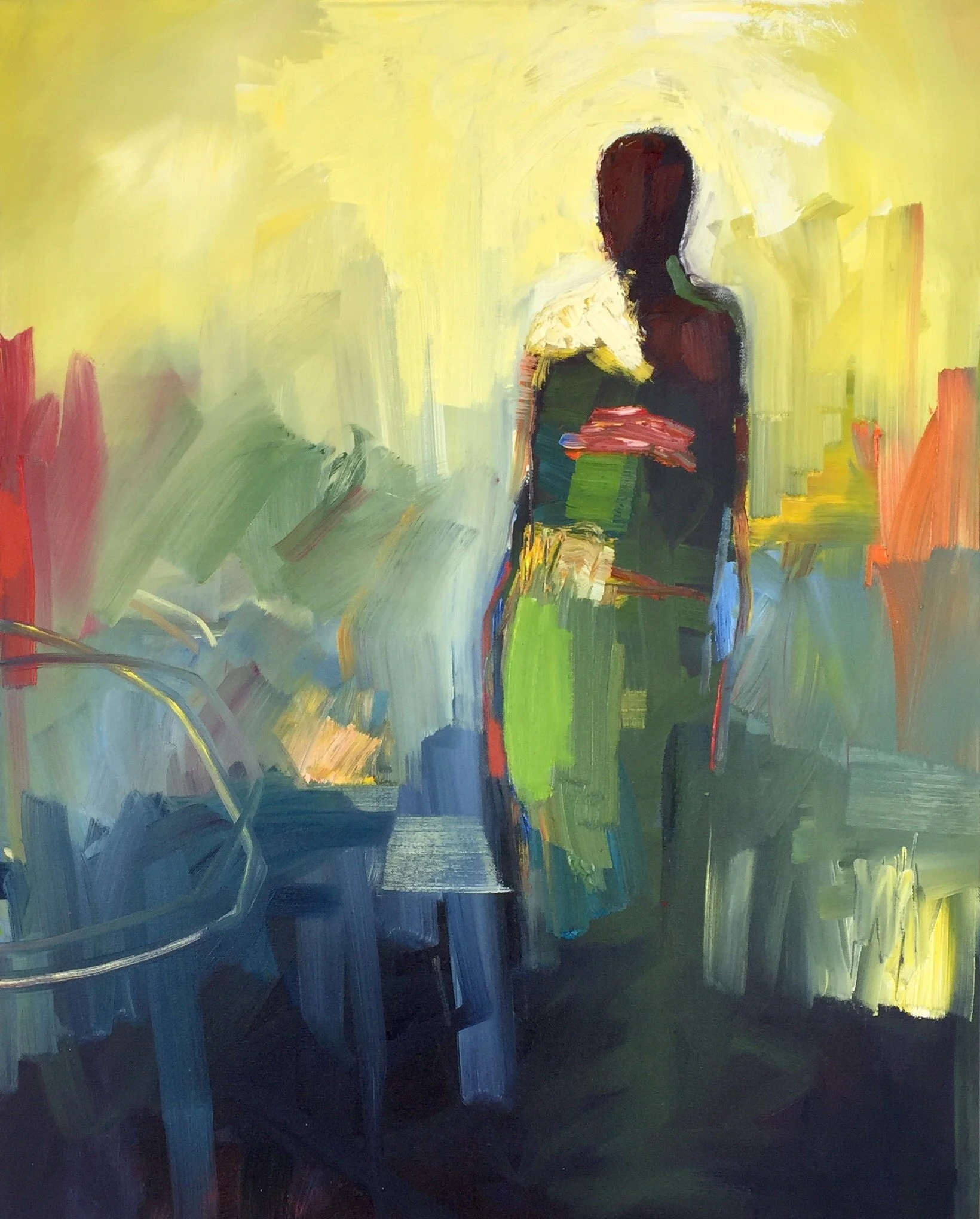 Last Chance_mixed media on canvas_40 x 30 inches inches_ SOLD