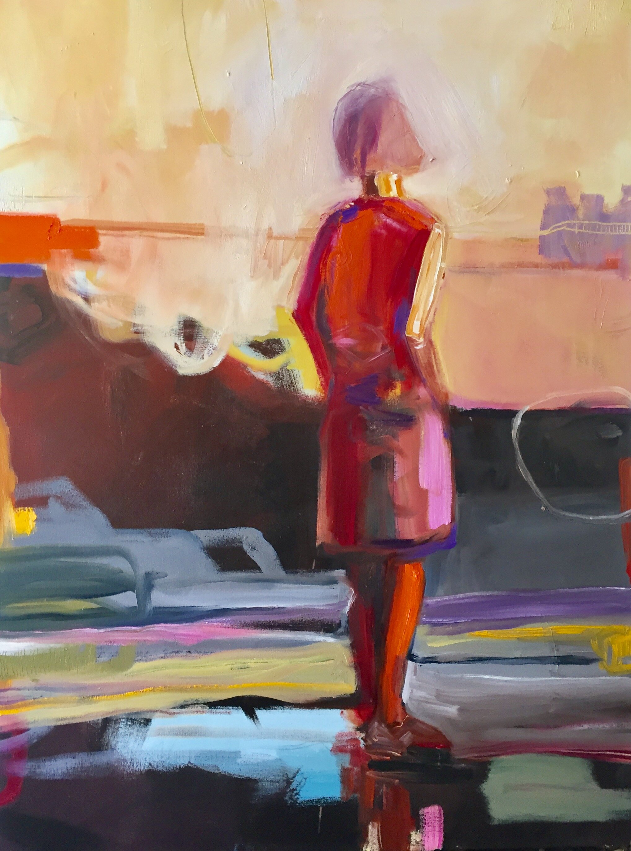Summer Rain_ Oil on Canvas_48 x 36 inches_