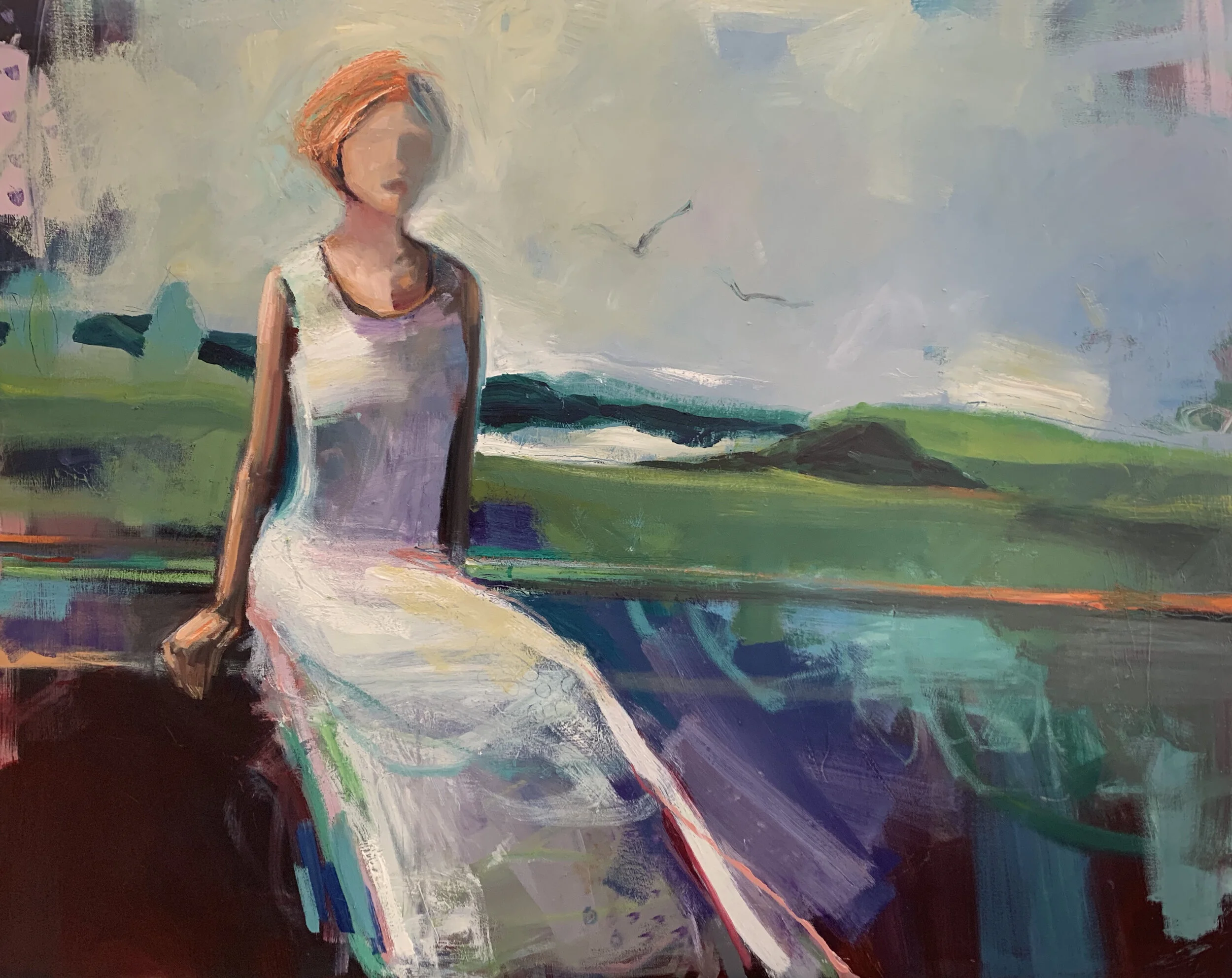Magical Escape oil on canvas, 48 x 72 inches