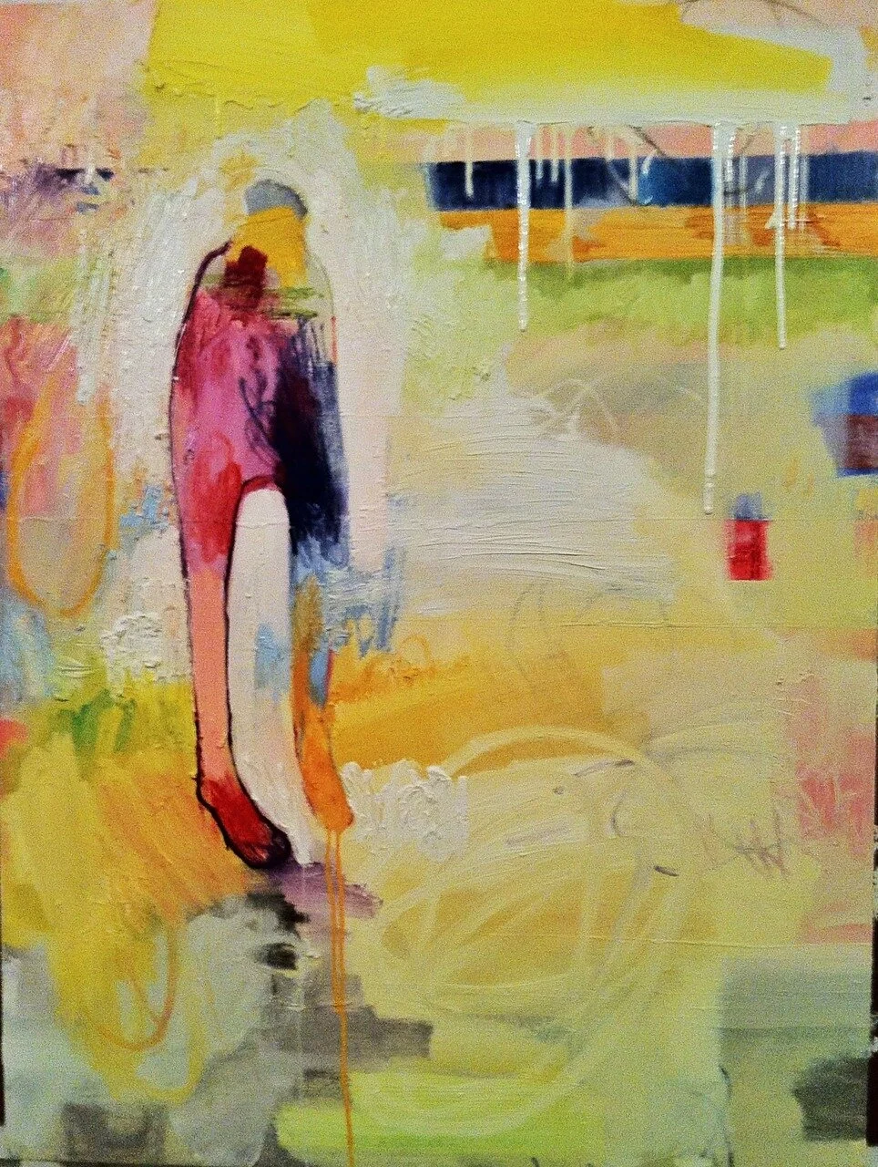 The Shift, oil on canvas, 48 x 36 inches