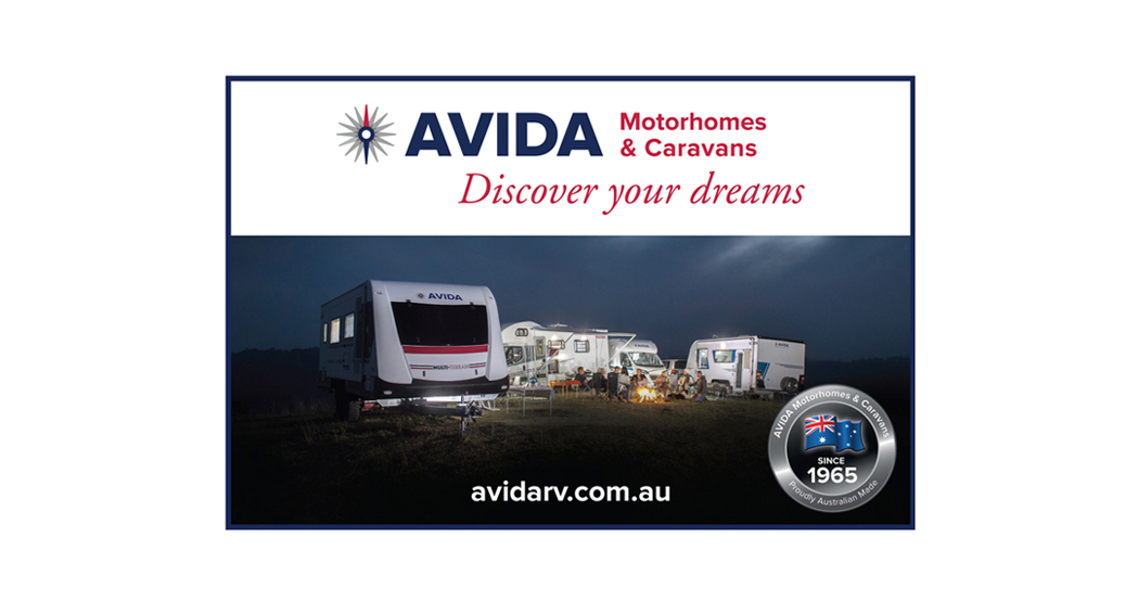 AVIDA MOTORHOMES AND CARAVANS ADVERT