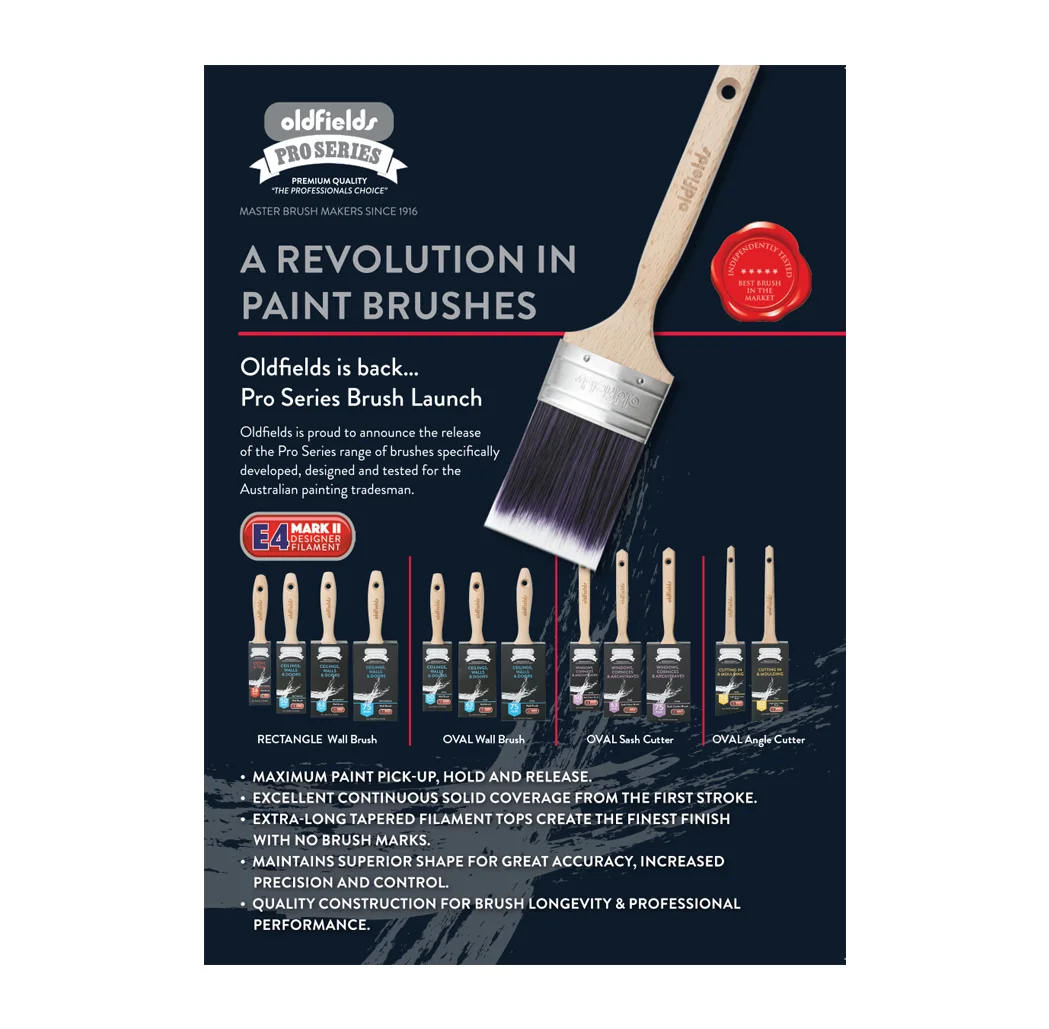 OLDFIELDS PRO SERIES ADVERT