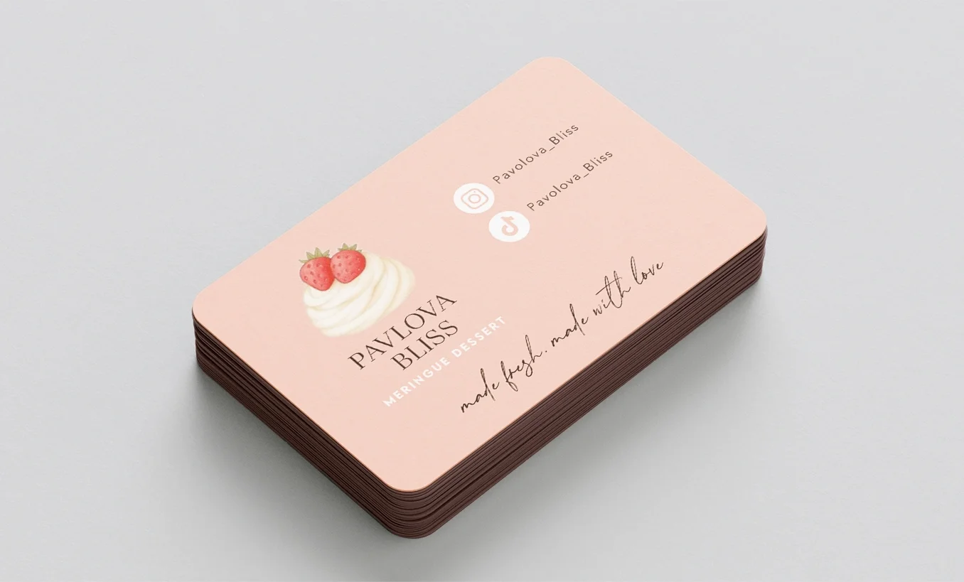 PAVLOVA BLISS BUSINESS CARDS