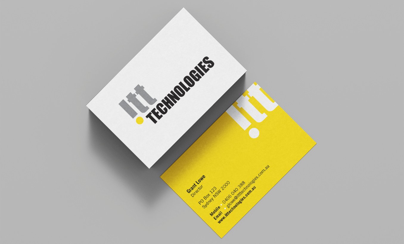 iTT TECHNOLOGY BUSINESS CARD