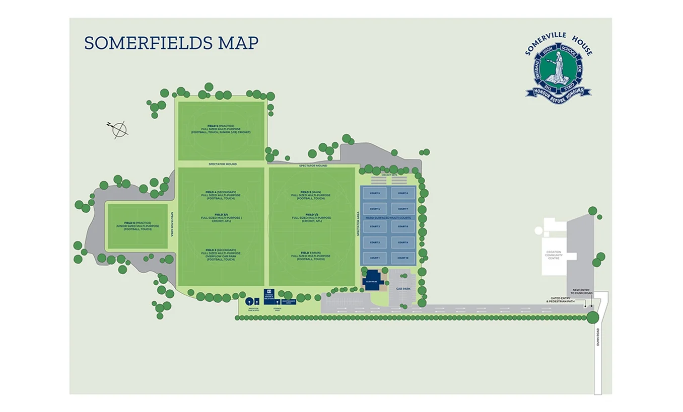 SOMERVILLE DIRECTIONAL MAP