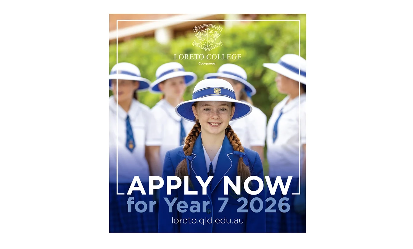 LORETO COLLEGE ENROL NOW ADVERTISMENT