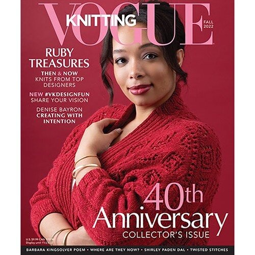 Have you seen the @vogueknittingmagazine cover? My name is on it, and there's an interview inside too!!!

DENISE BAYRON, CREATING WITH INTENTION - that just makes my heart expand!

Friends, today and every day I am counting my blessings. I am giving 