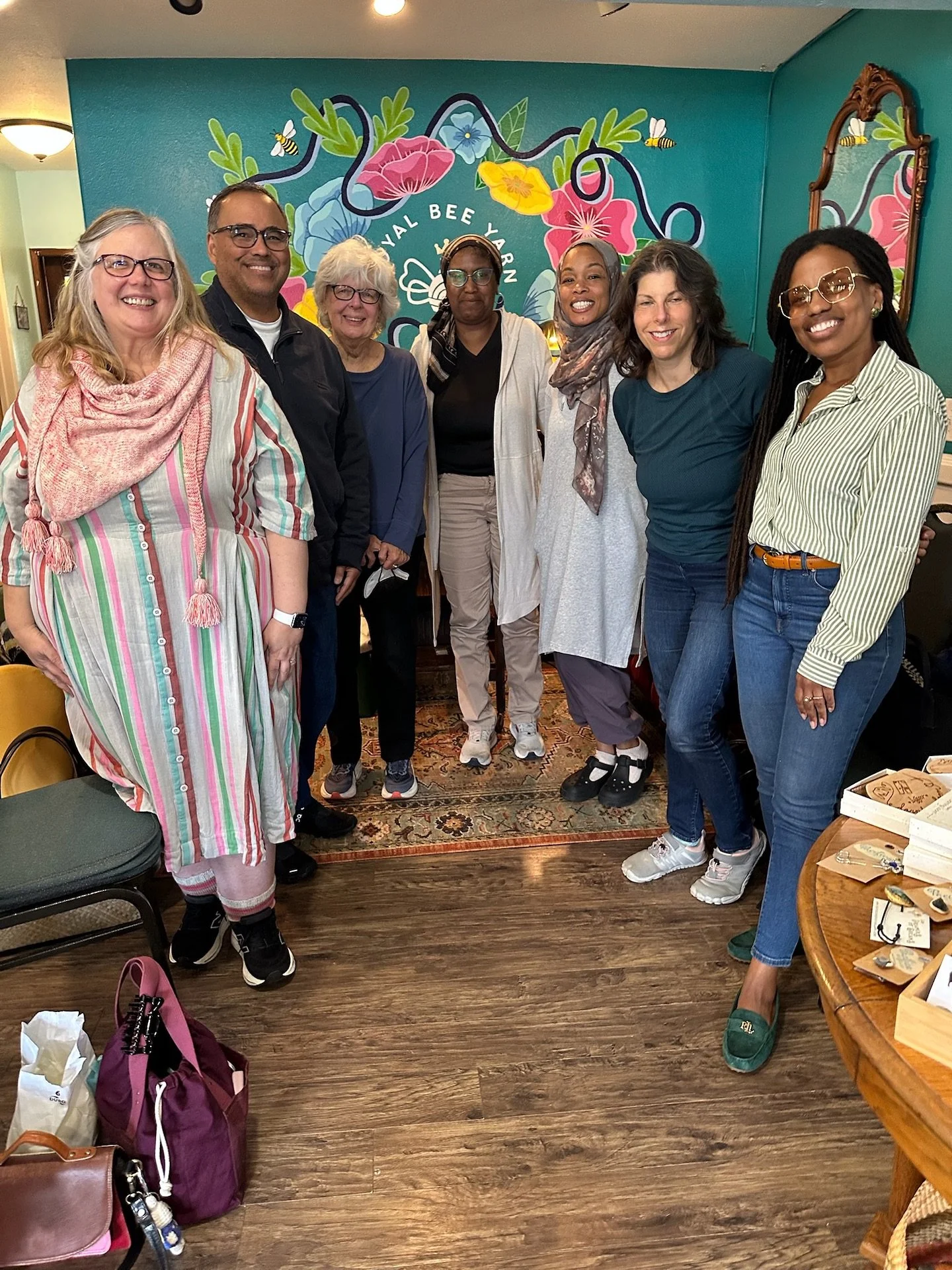 ✨ This past Saturday, I had the joy of teaching a workshop at @royalbeeyarn. Spending time knitting, learning, and connecting reminded me why I love this craft - community. 💚

The good news? Our community is also online! You&rsquo;re invited to join