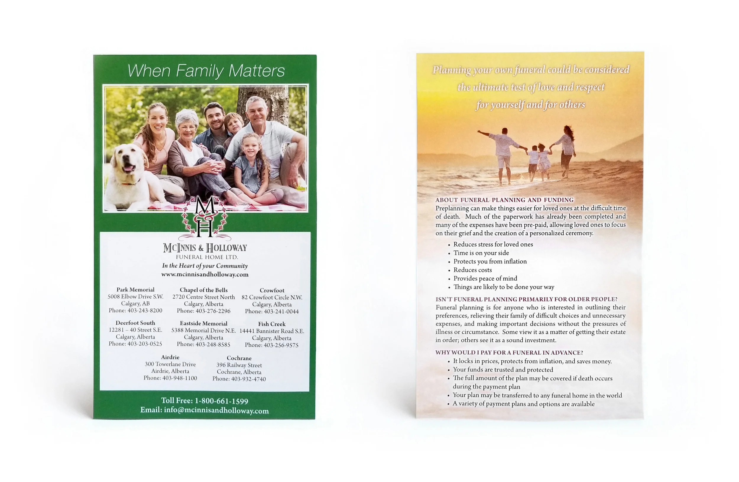 Prearrangement Information Card