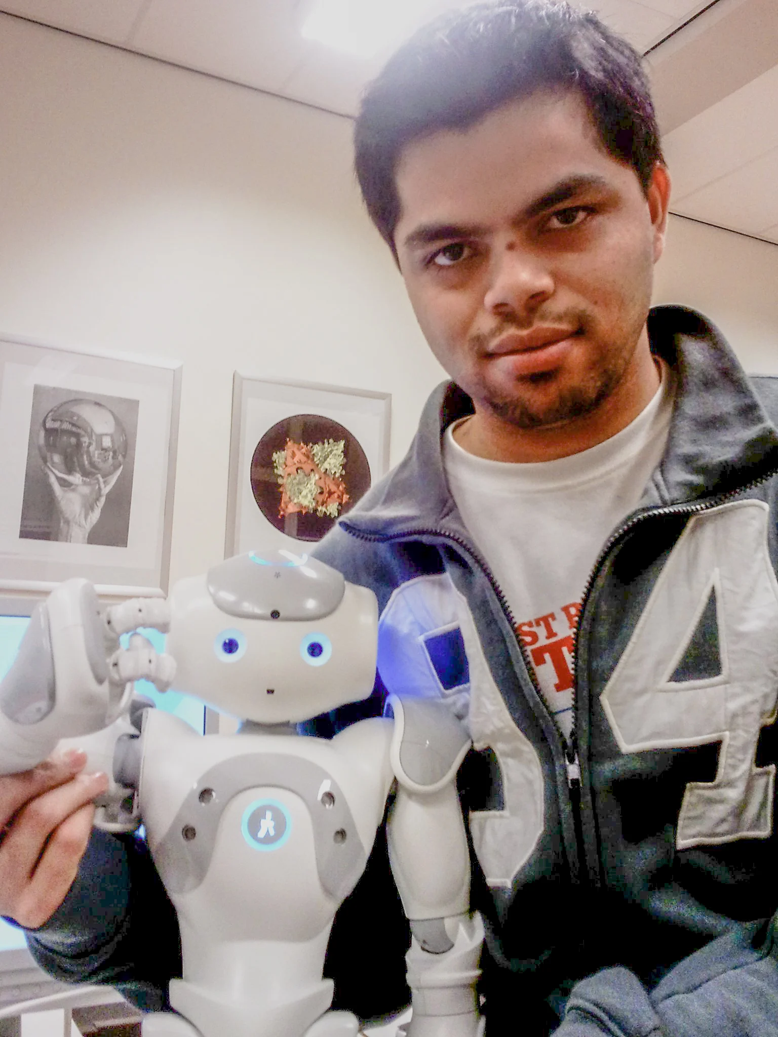 Madan and his interest in Artificial Intelligence and Robotics