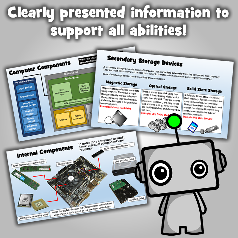 ks3 computer science year 7 computer systems rob bot