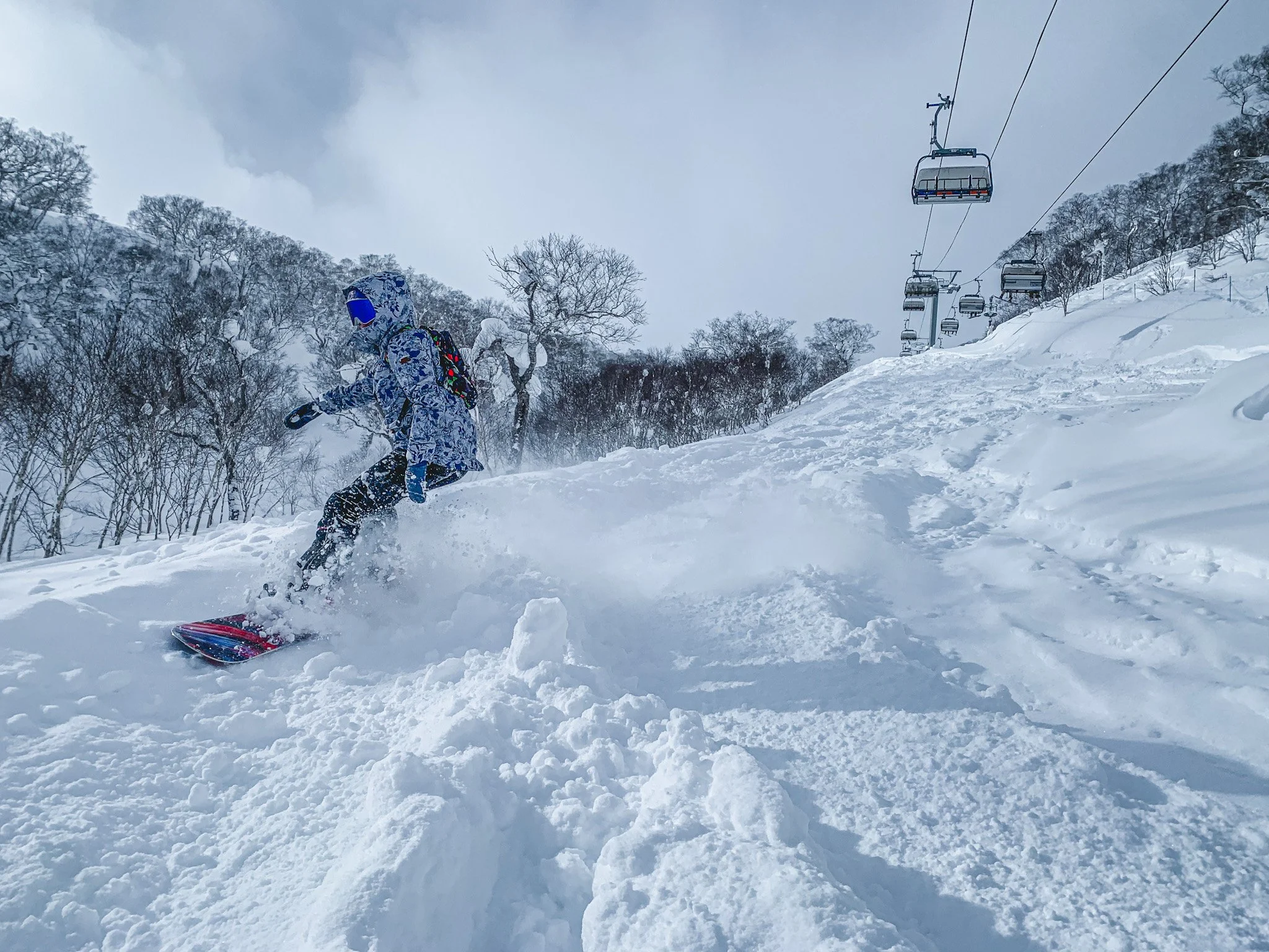Mask... Check. Japow... CHECK!